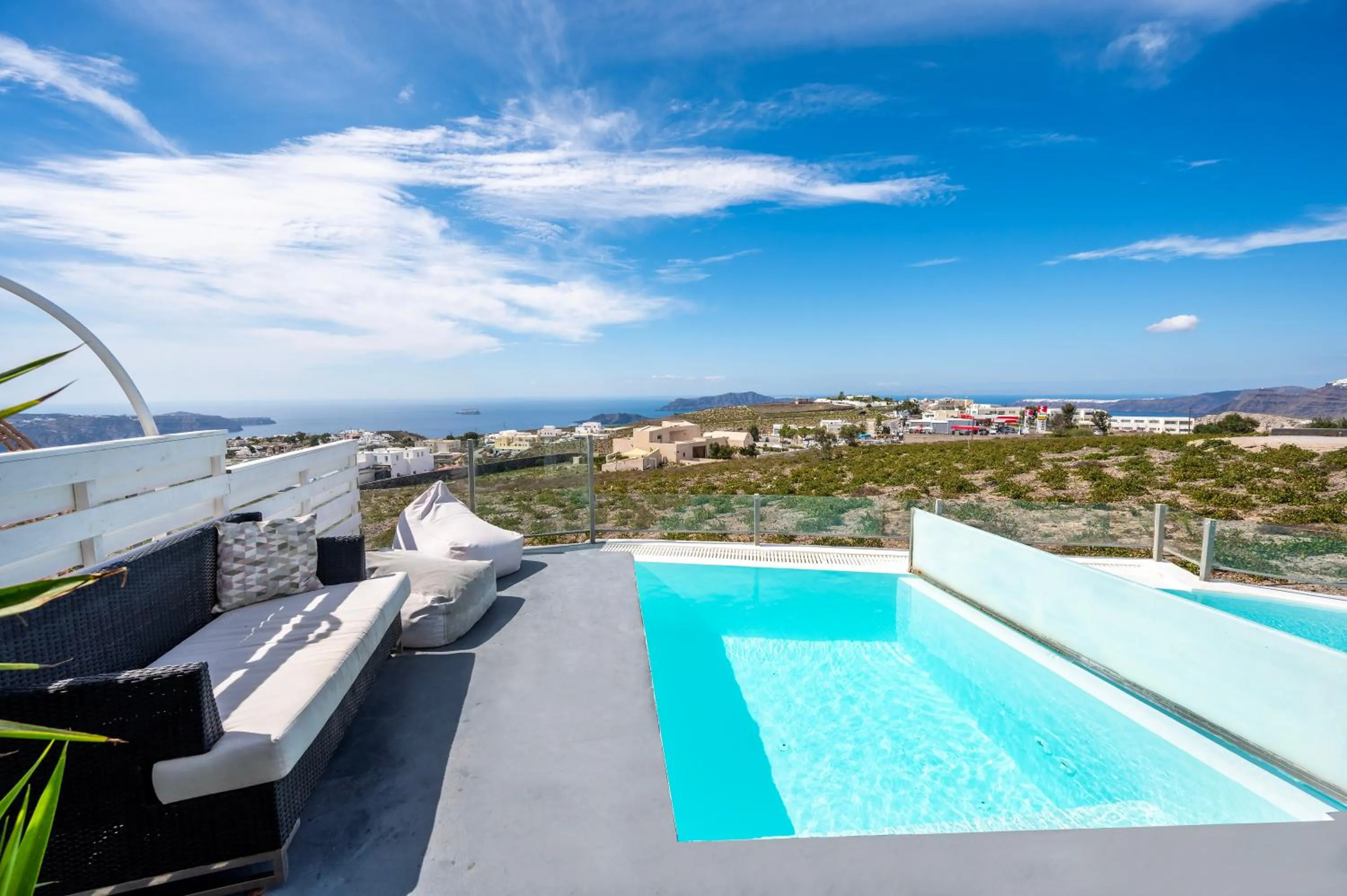Patio in Smy Santorini Suites & Villas