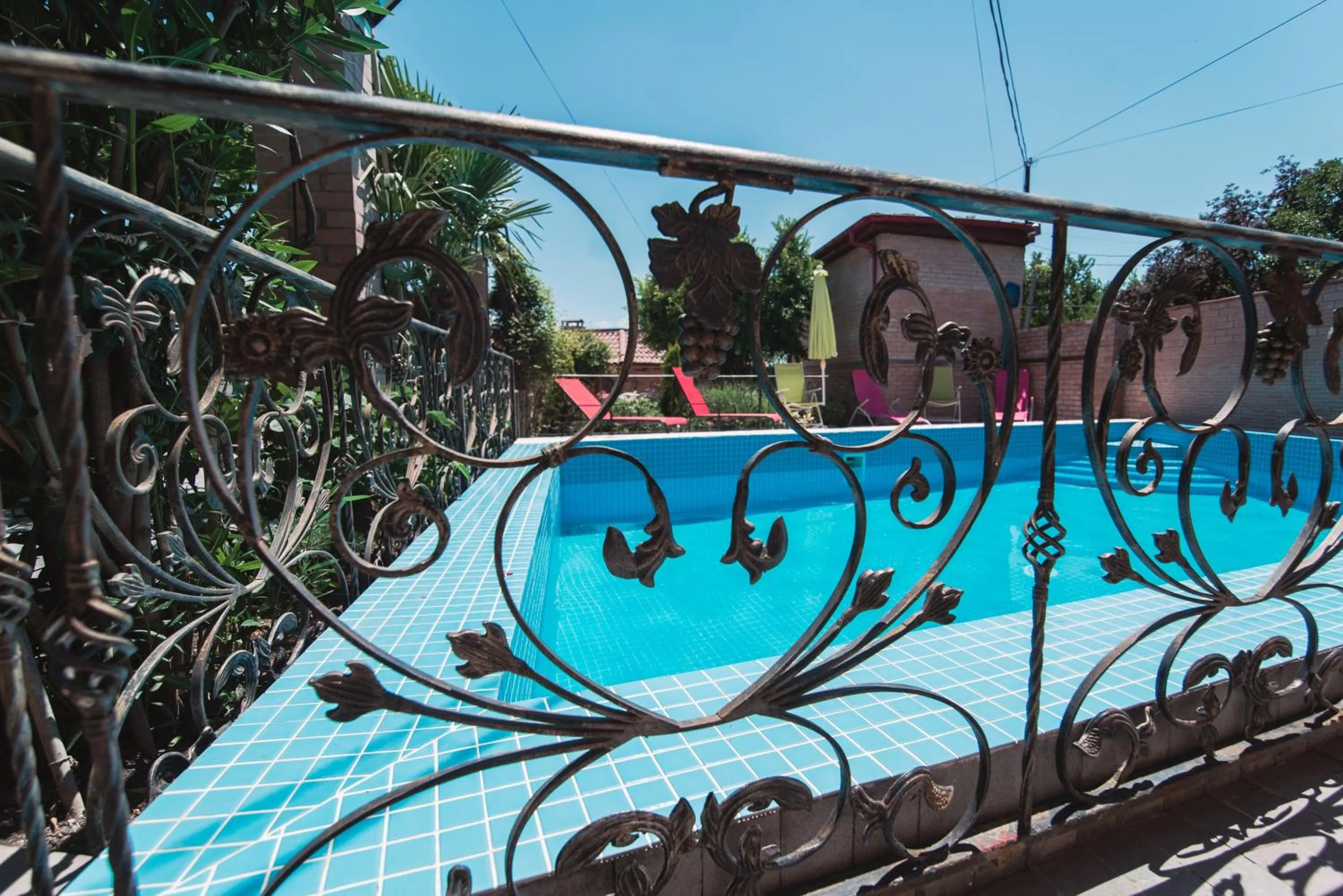 Pool view in My Georgian village