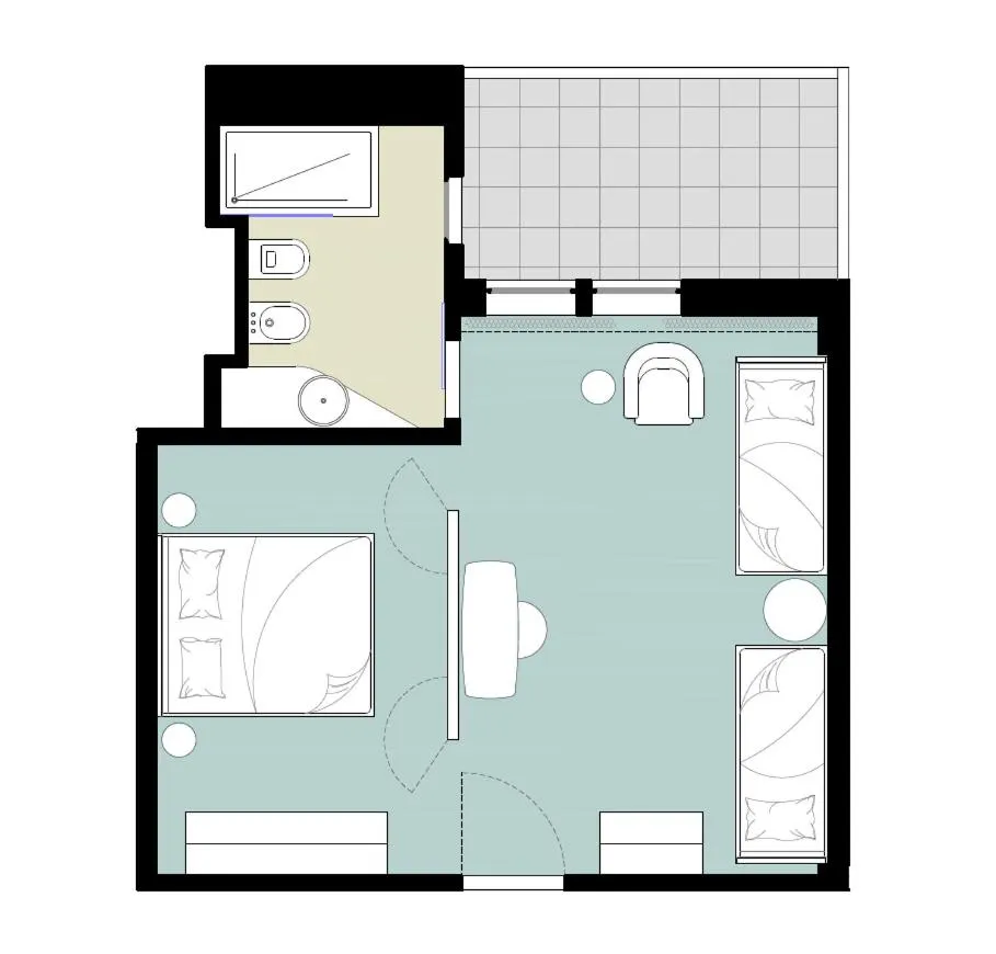 Floor plan in Sud Hotel Pulsano