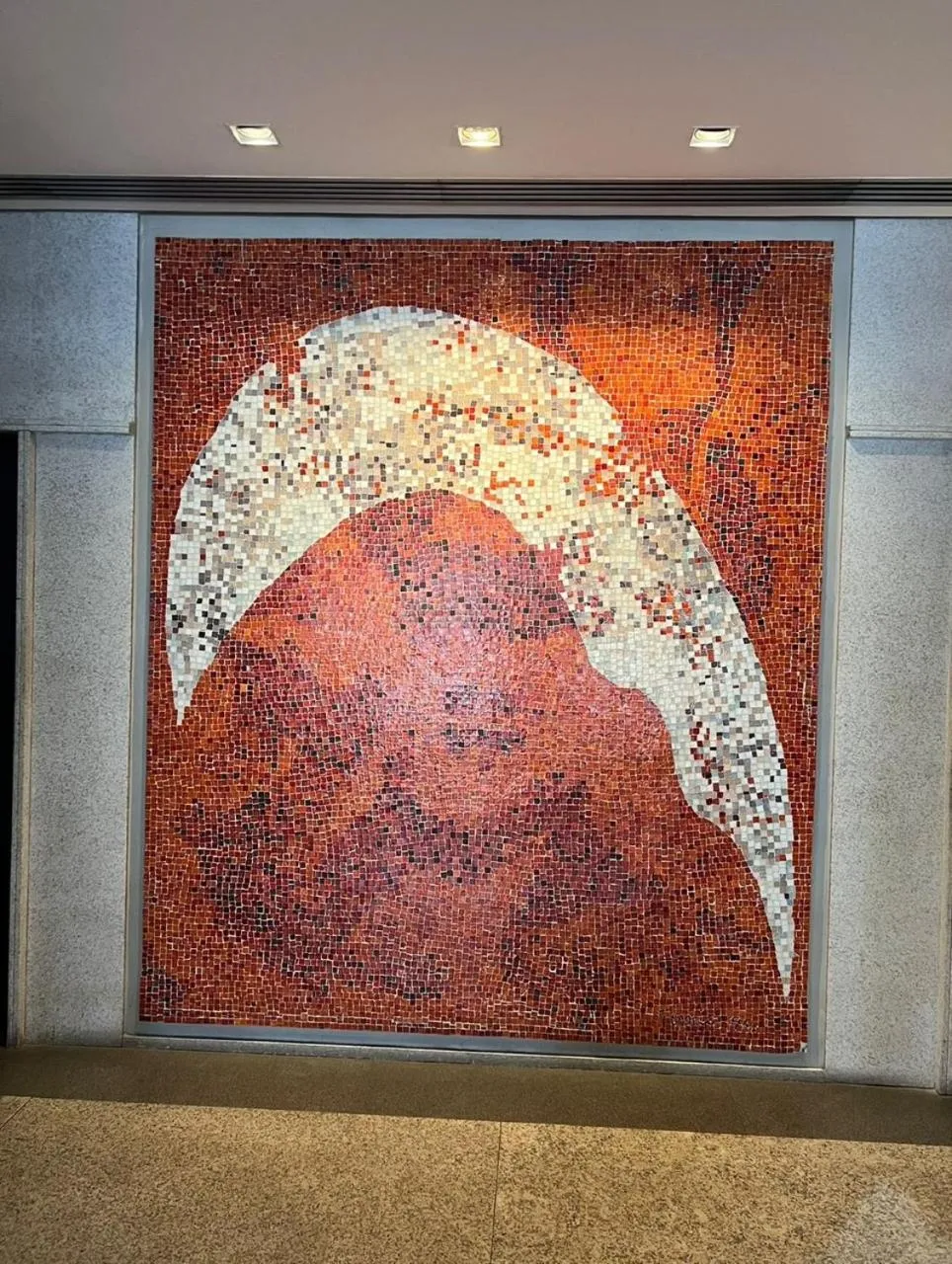 Decorative detail in Studios Hotel Address à passos da Av Faria Lima