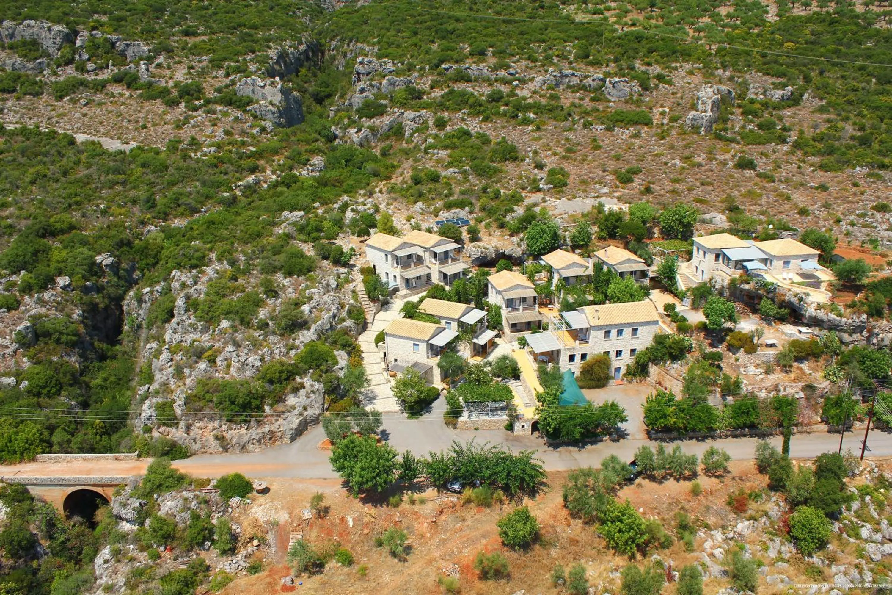 Bird's eye view in Notos Hotel Kardamili