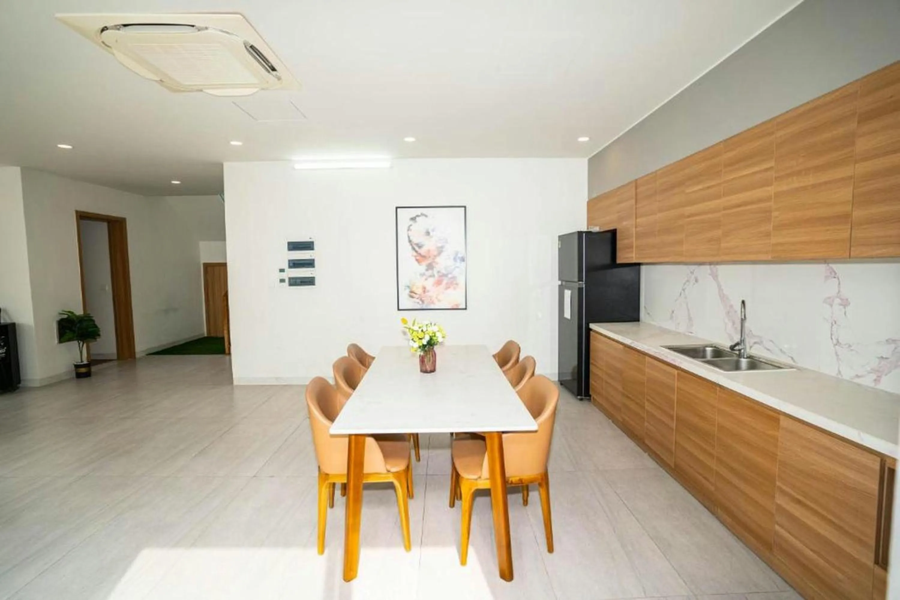 Kitchen or kitchenette in Villa FLC Sầm Sơn Ngọc Trai - Ngay Gần Biển