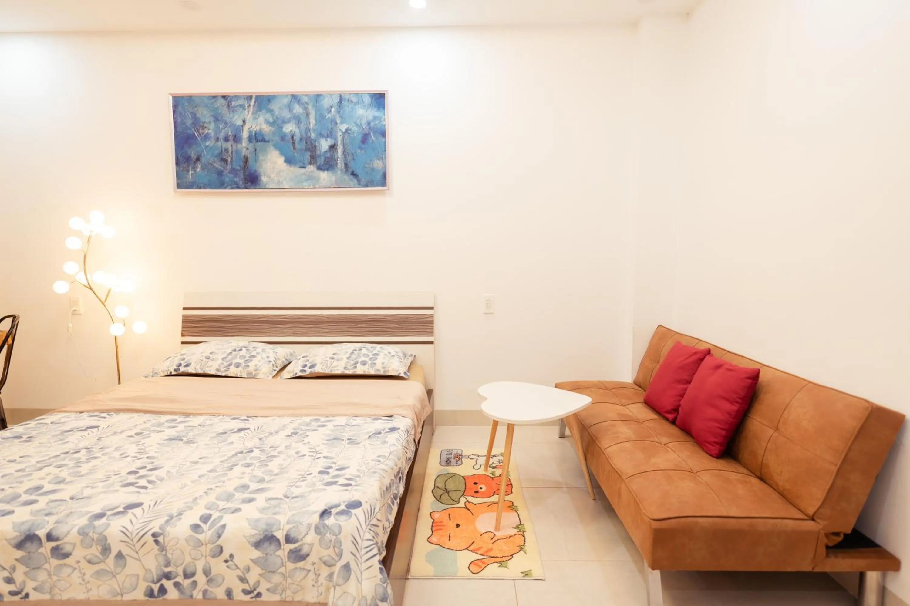 Bed in The Sophia Apartment - Thao Dien Central