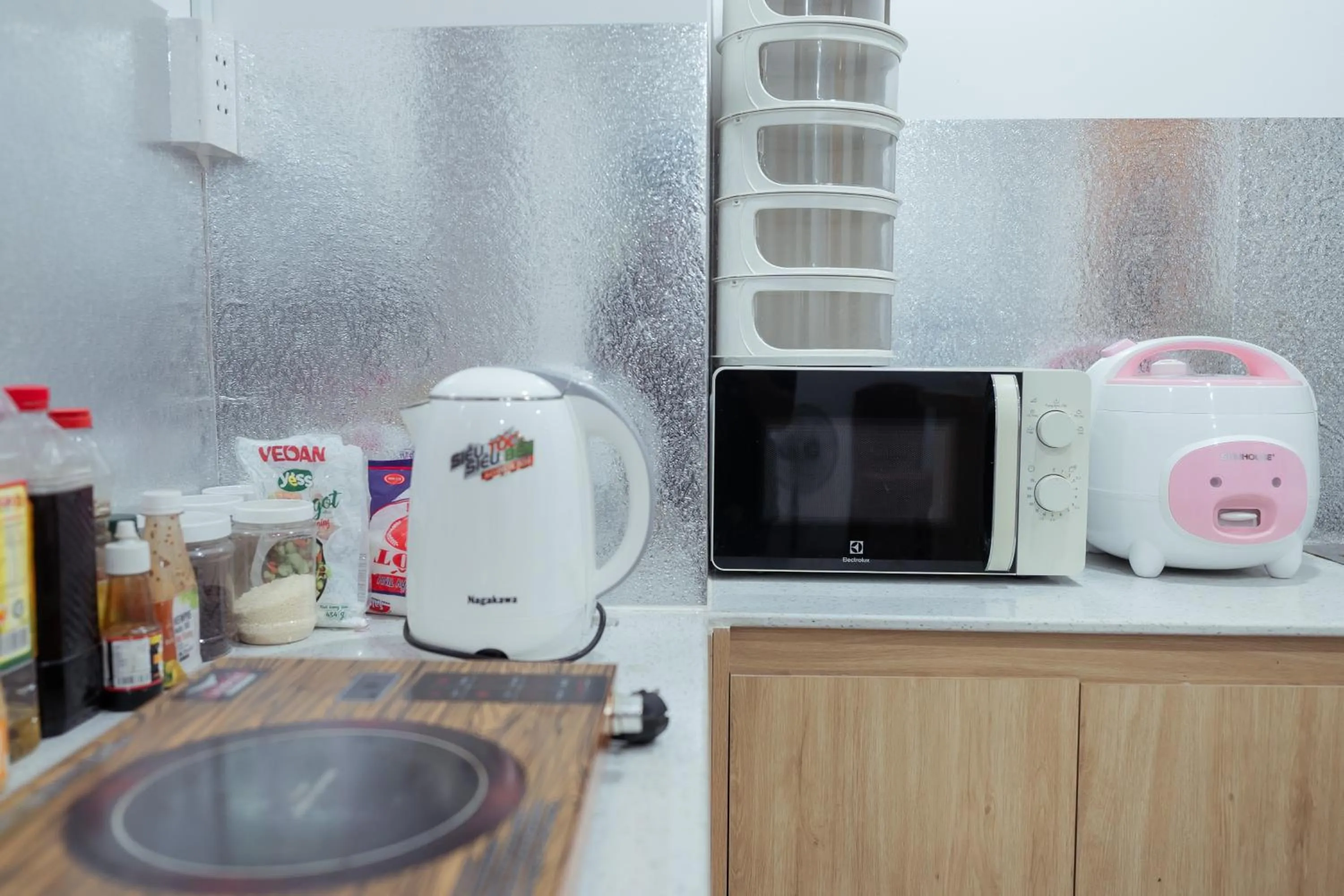 Kitchen or kitchenette in The Sophia Apartment - Thao Dien Central