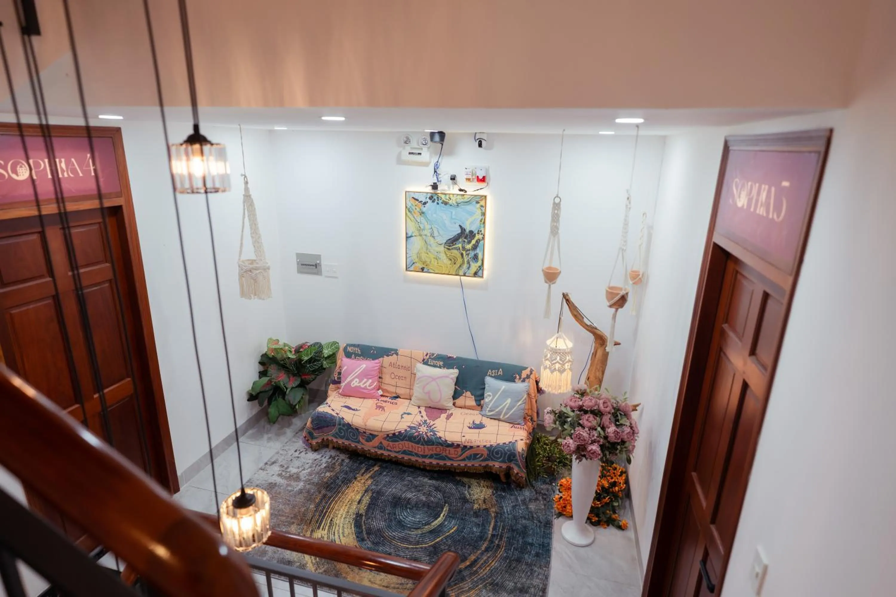 Decorative detail in The Sophia Apartment - Thao Dien Central