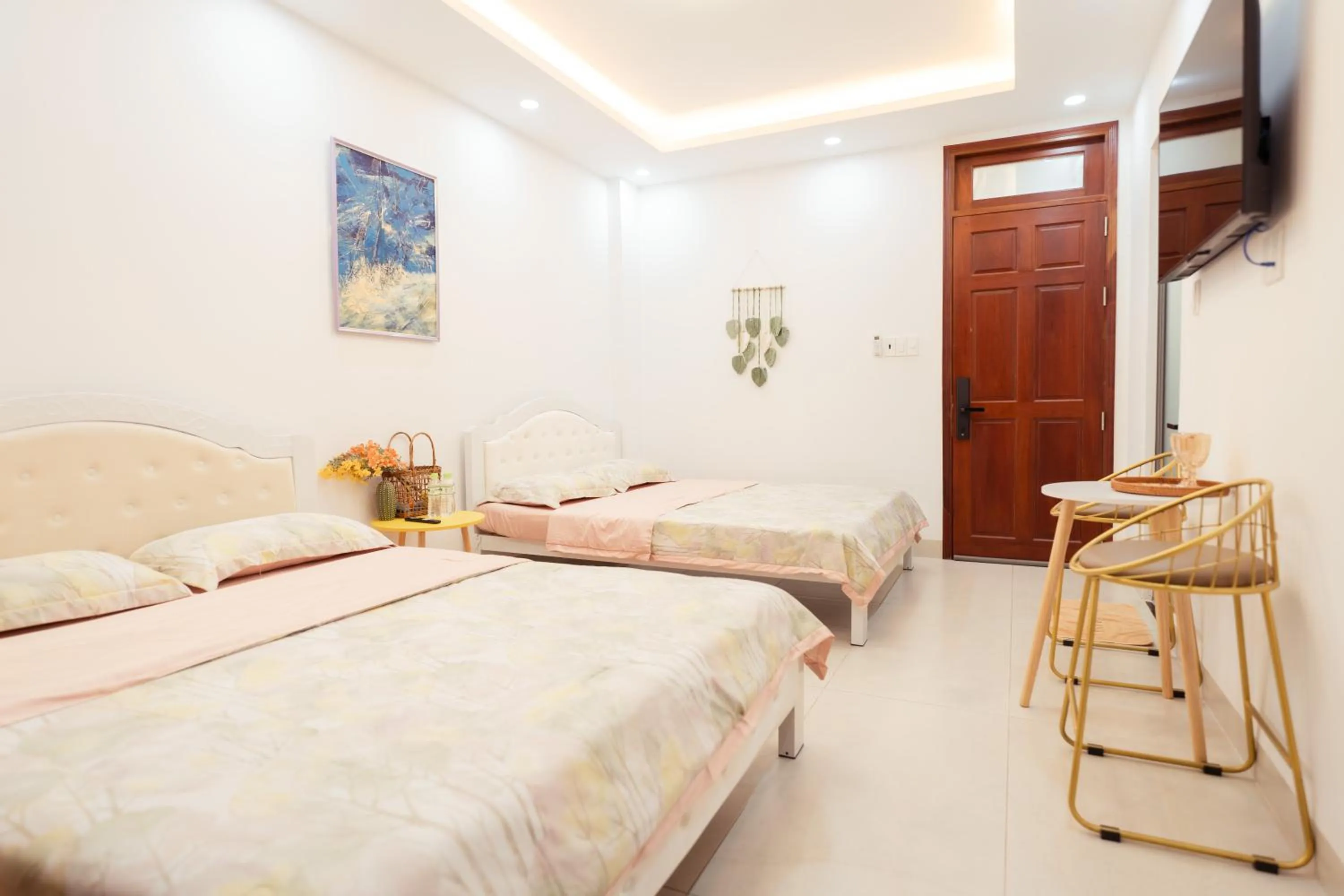 Bedroom, Bed in The Sophia Apartment - Thao Dien Central