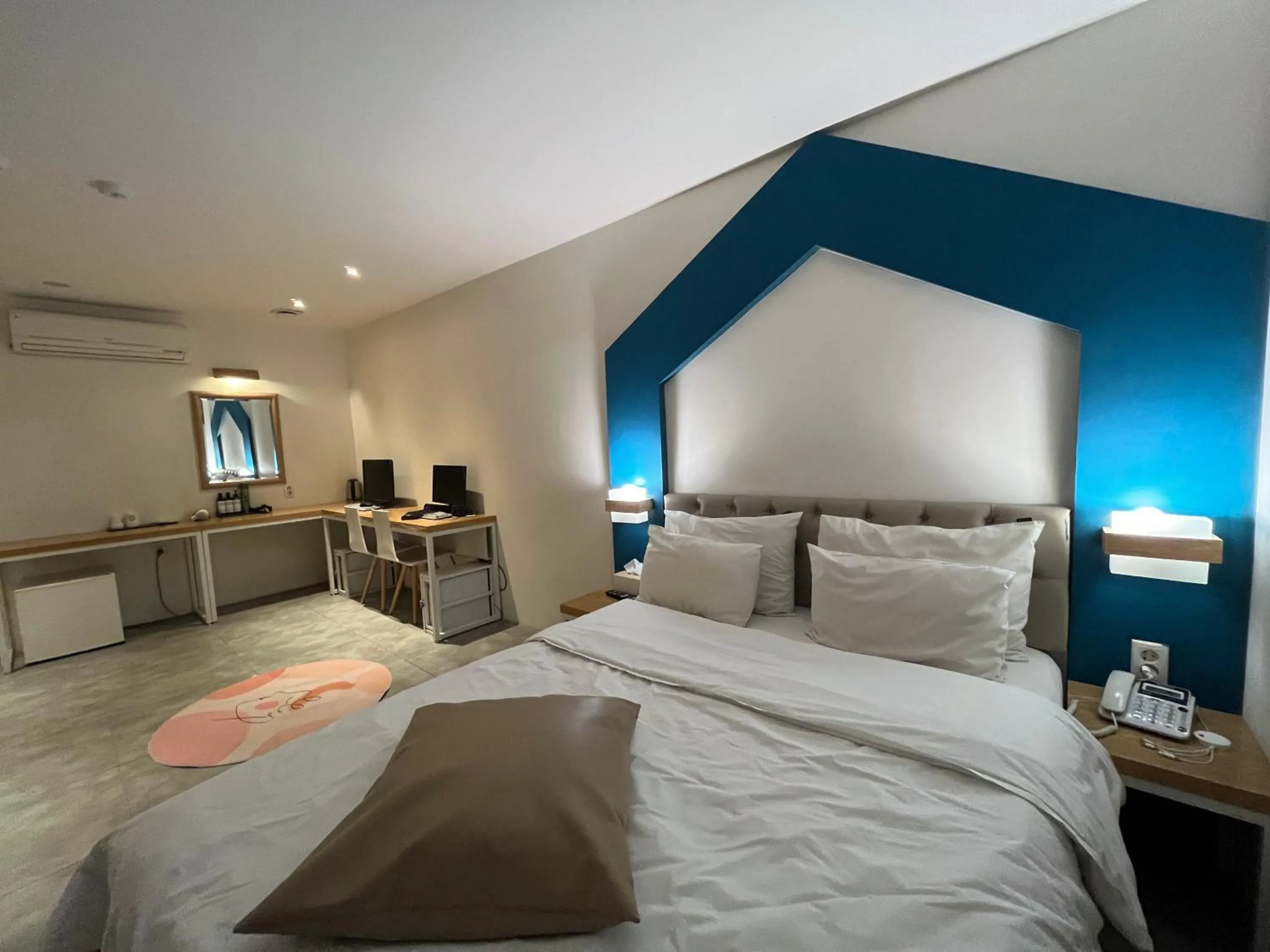 Bed in Hotel Yaja Hwajeong Station