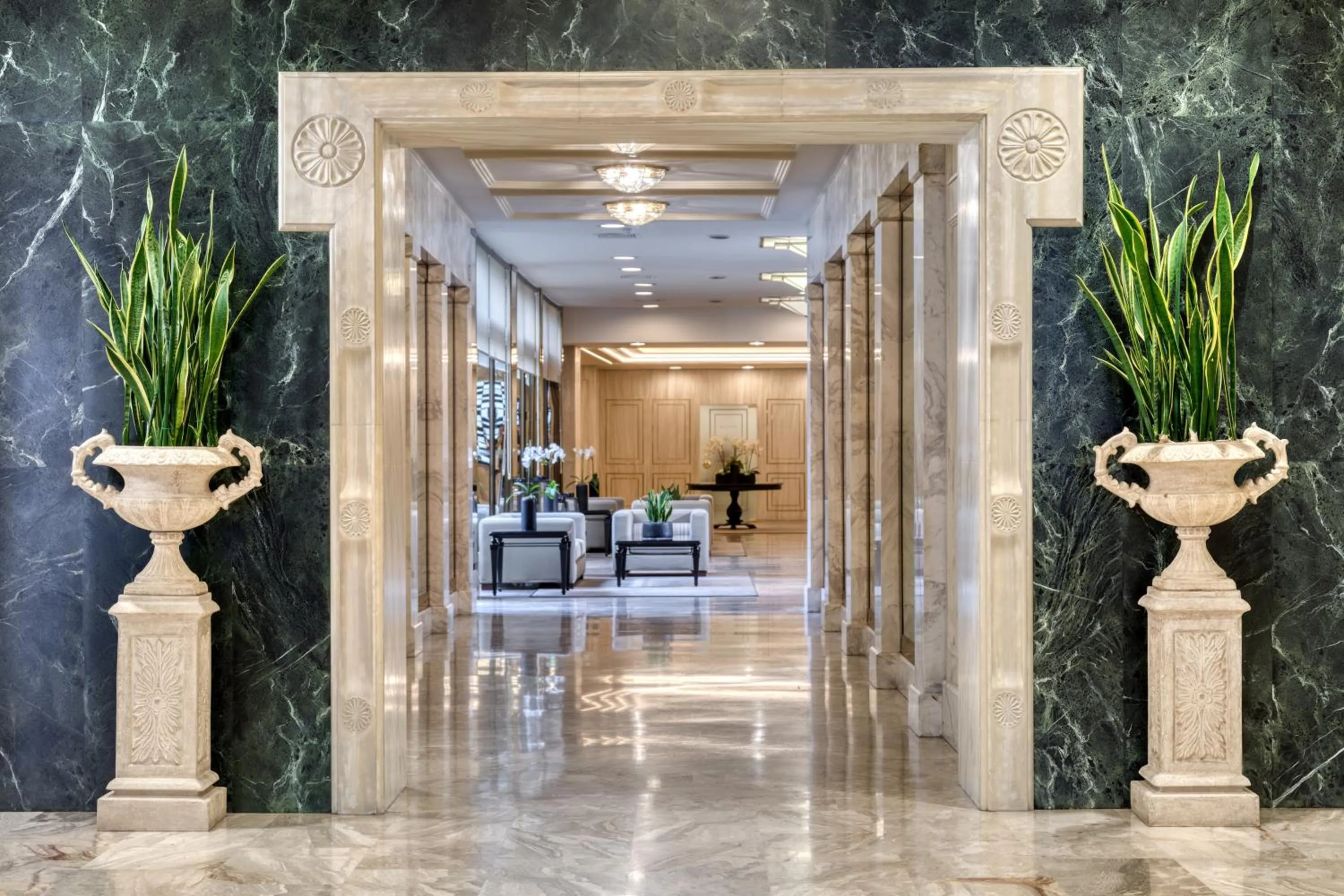 Lobby or reception in Divani Palace Acropolis
