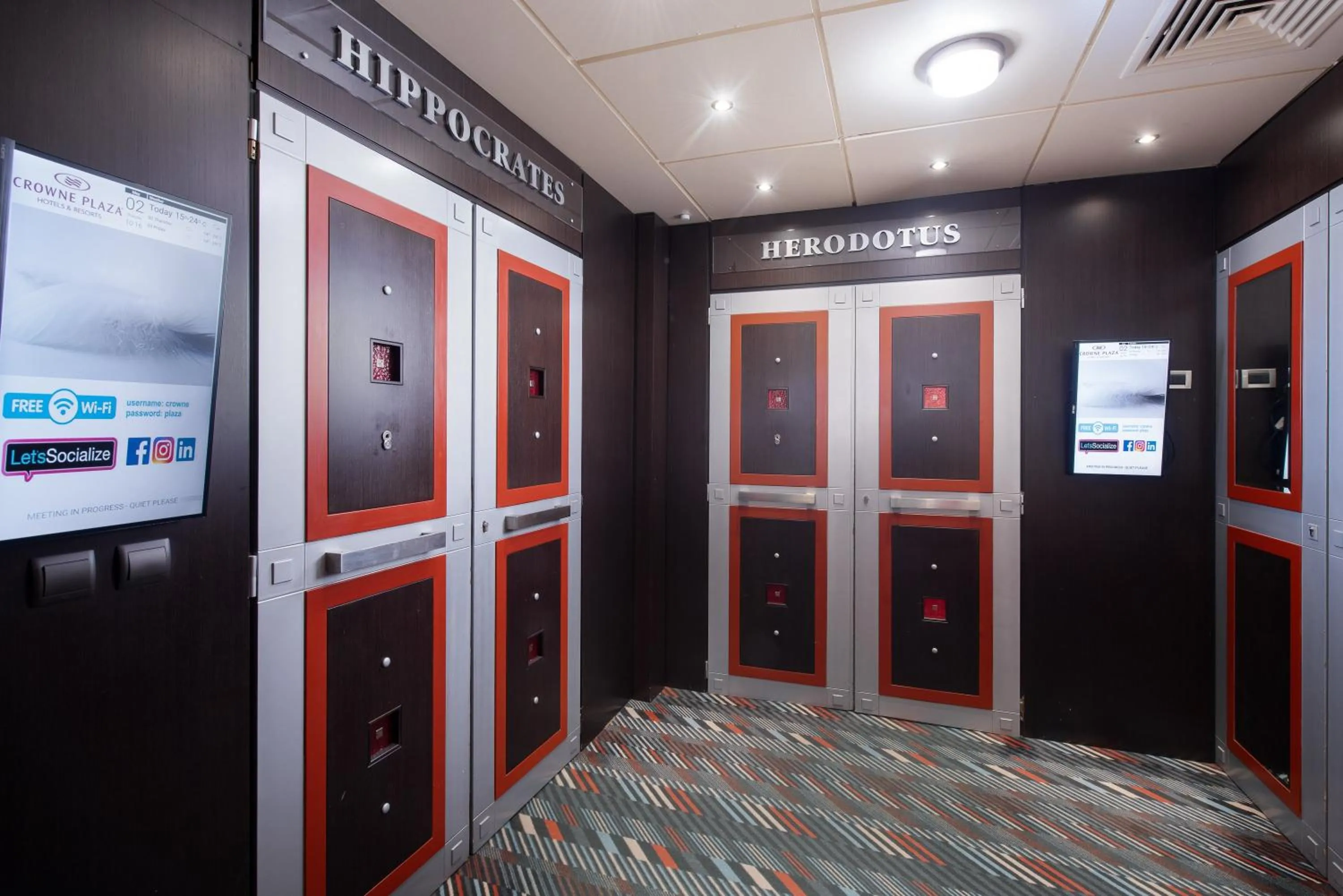 Meeting/conference room in Crowne Plaza Athens City Centre by IHG