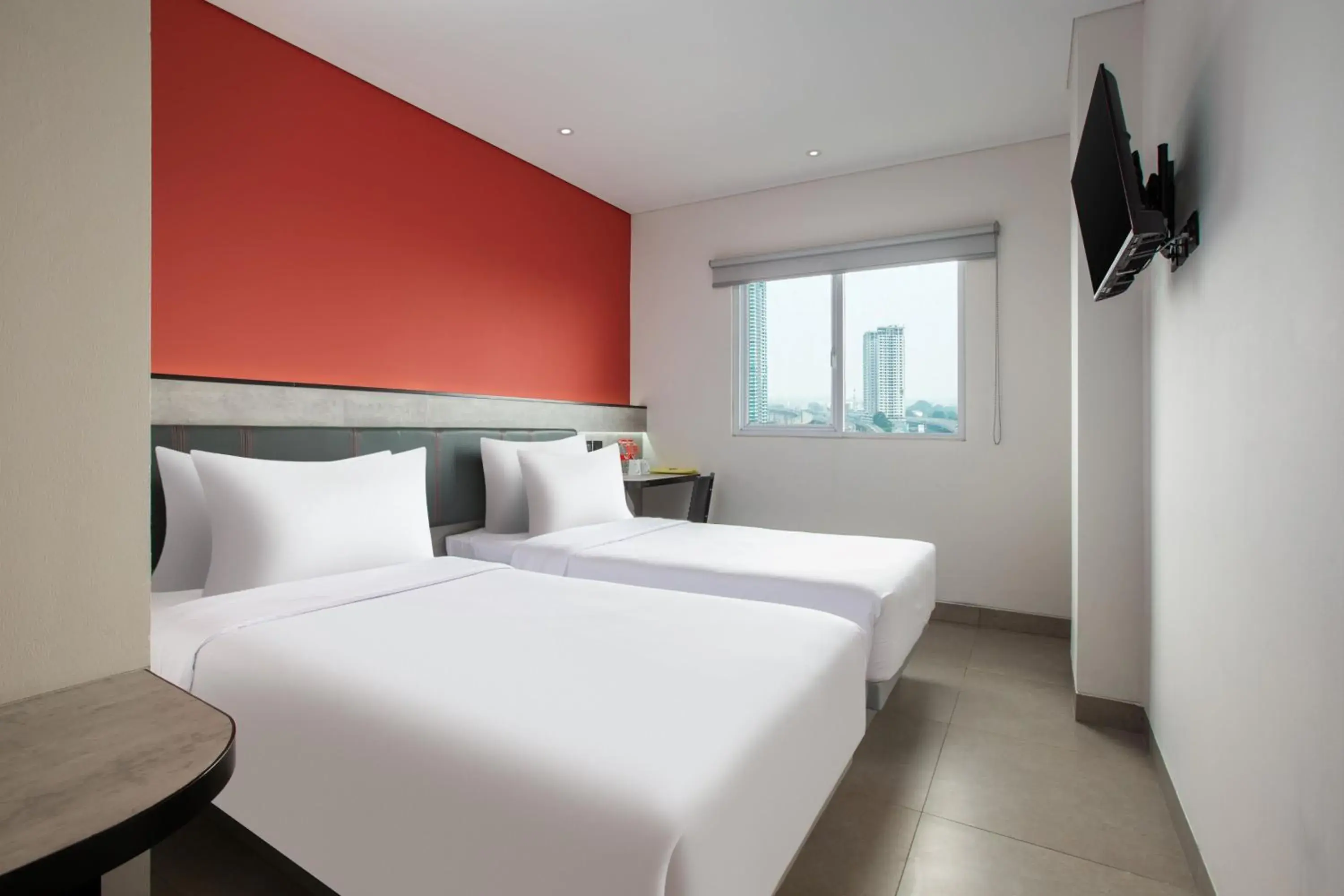 Smart Room Twin in Amaris Hotel Kalimalang Smart Room Twin in Amaris Hotel Kalimalang