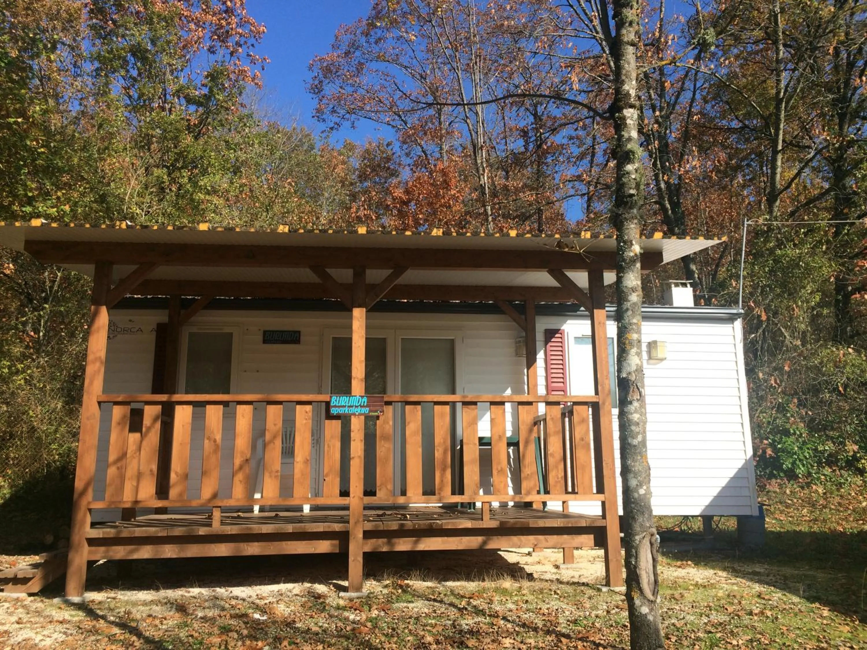 Garden view in CAMPING ETXARRI