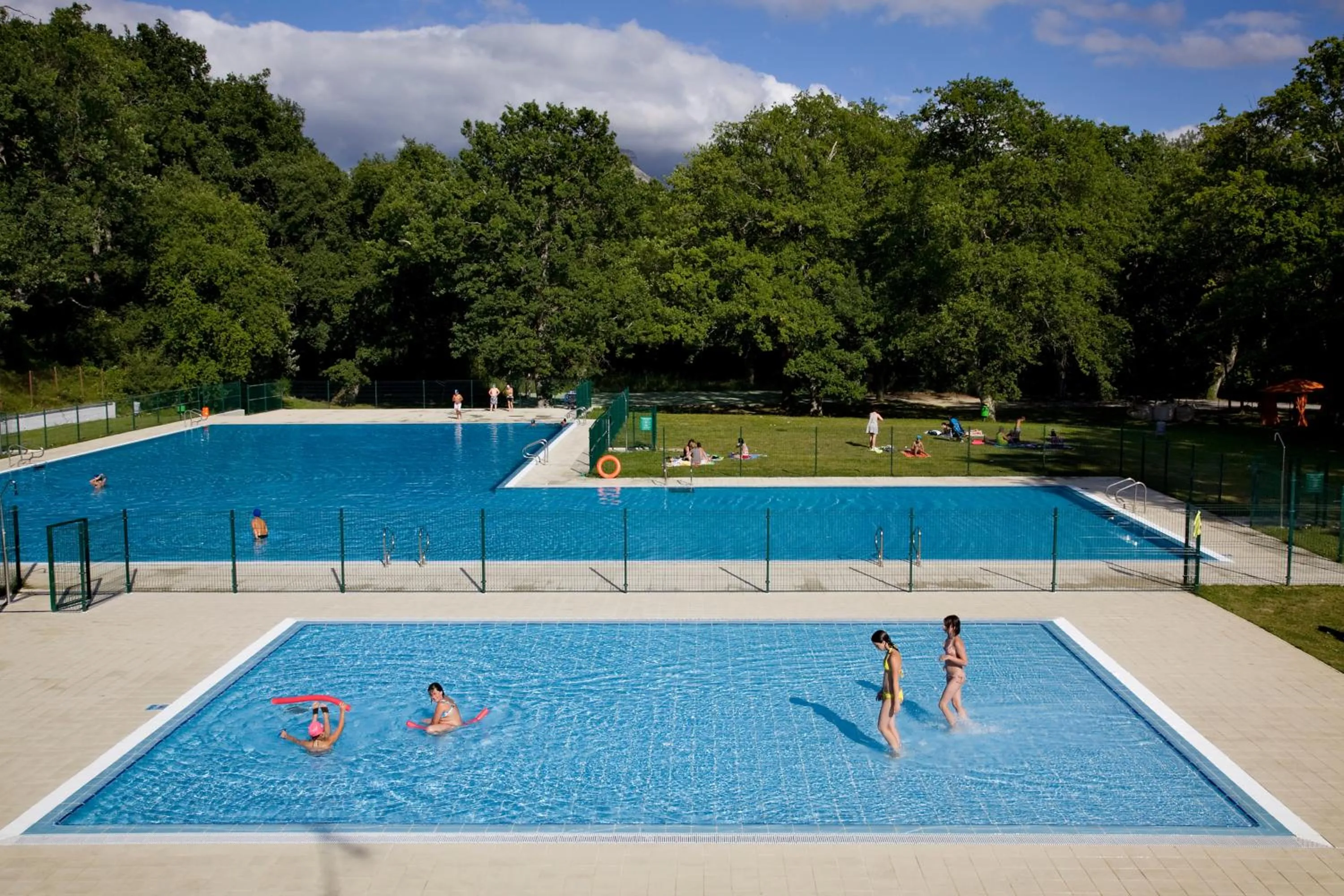 Pool view in CAMPING ETXARRI