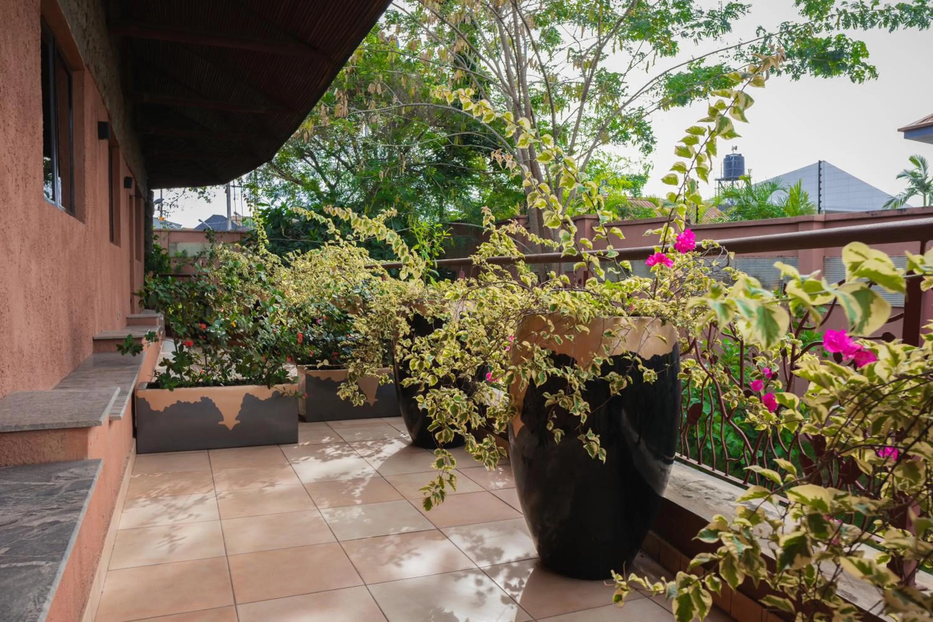 Balcony/Terrace in Trois Ore Residences & Green Earth Bistro