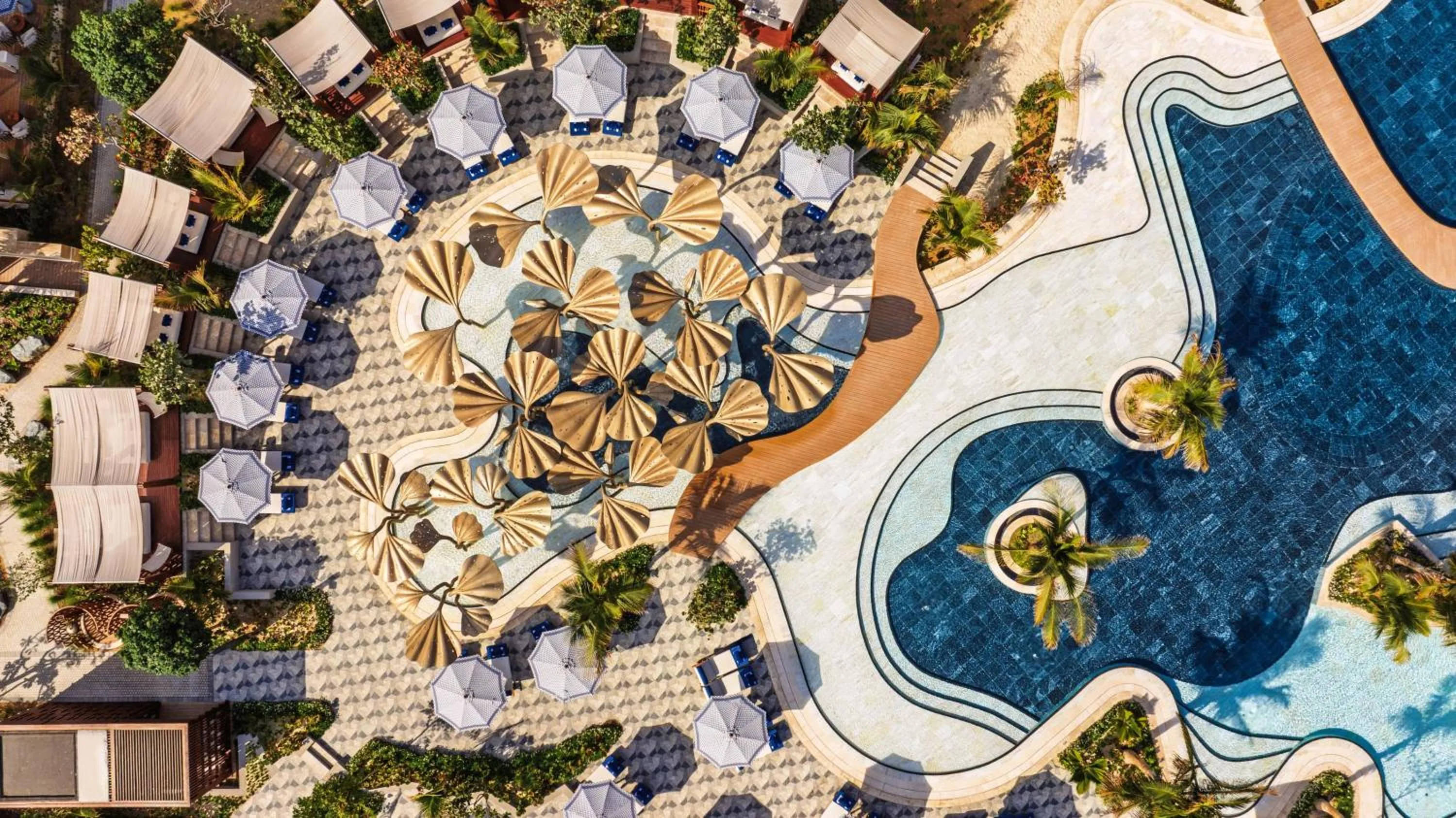 Bird's eye view in Jumeirah Marsa Al Arab Dubai