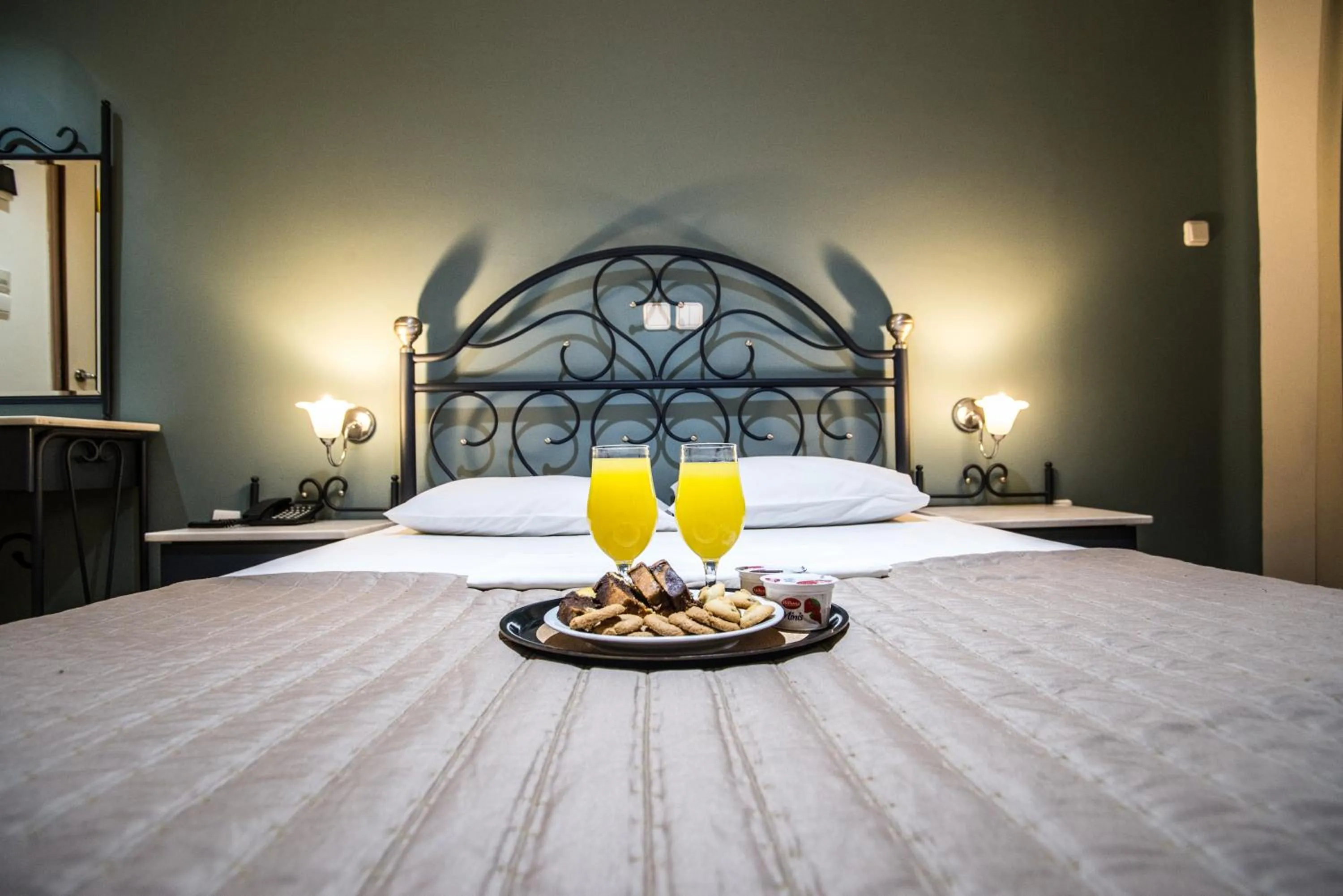 Decorative detail, Bed in Anita Hotel