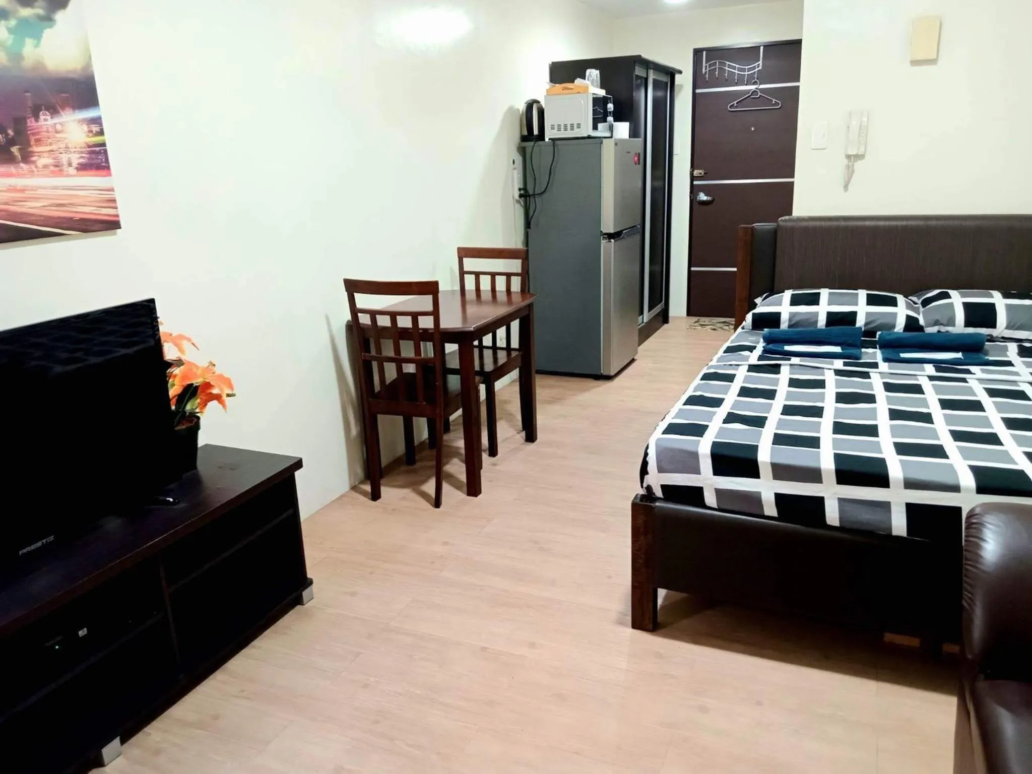 Bed in Studio Unit - Vinia Residences for staycation