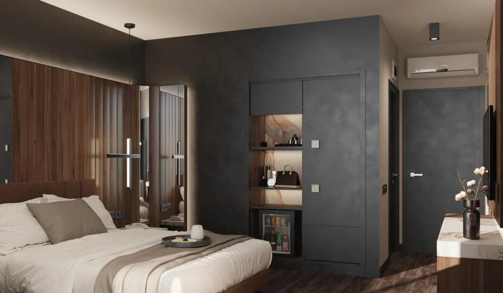 Bed in Second Suit Hotel