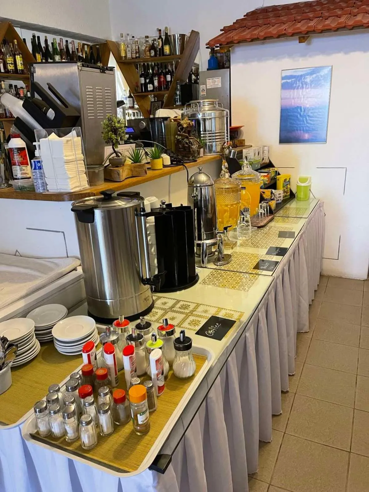 Buffet breakfast in Alexander Beach Hotel