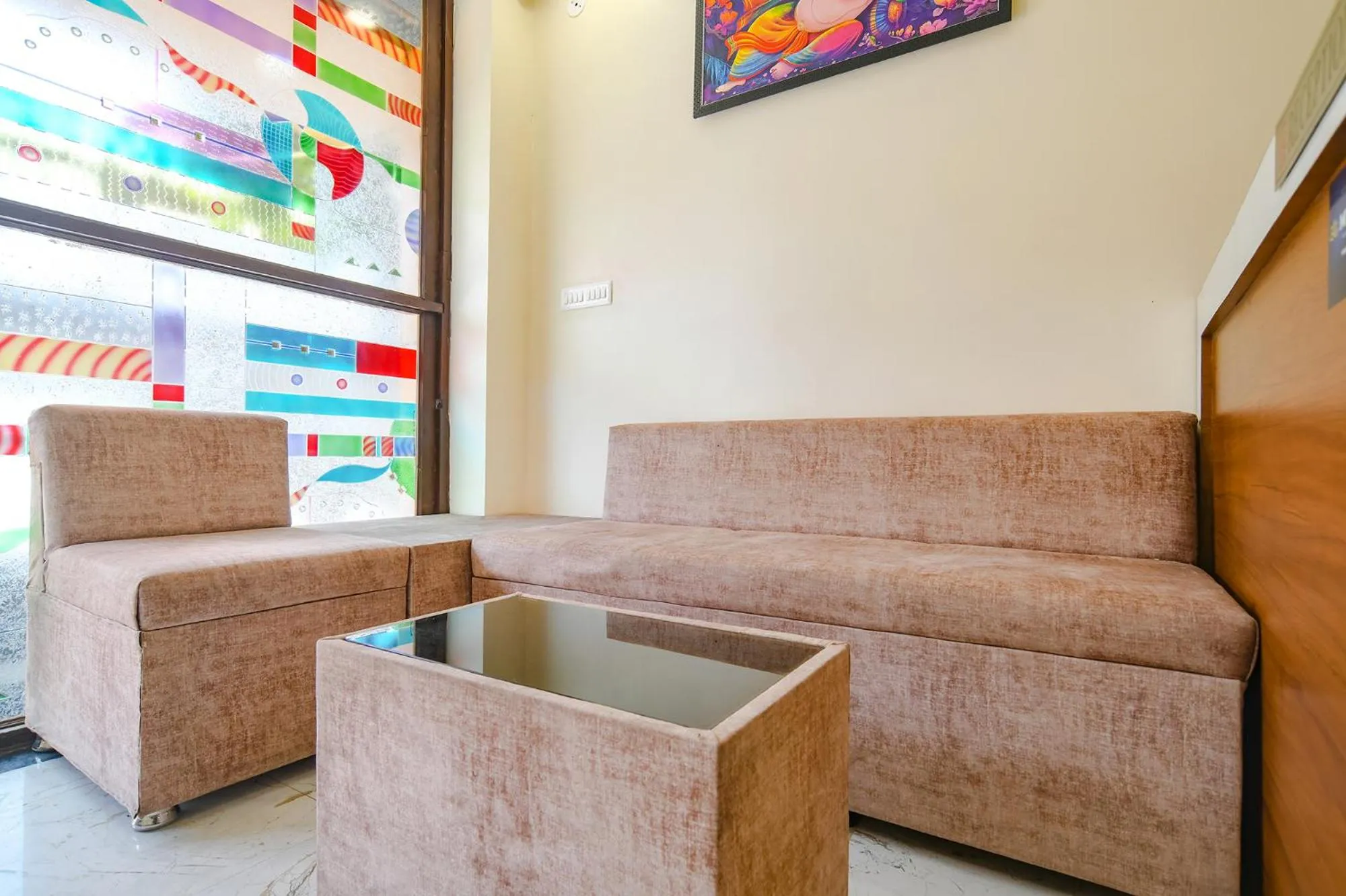 Lobby or reception in FabHotel Atharv