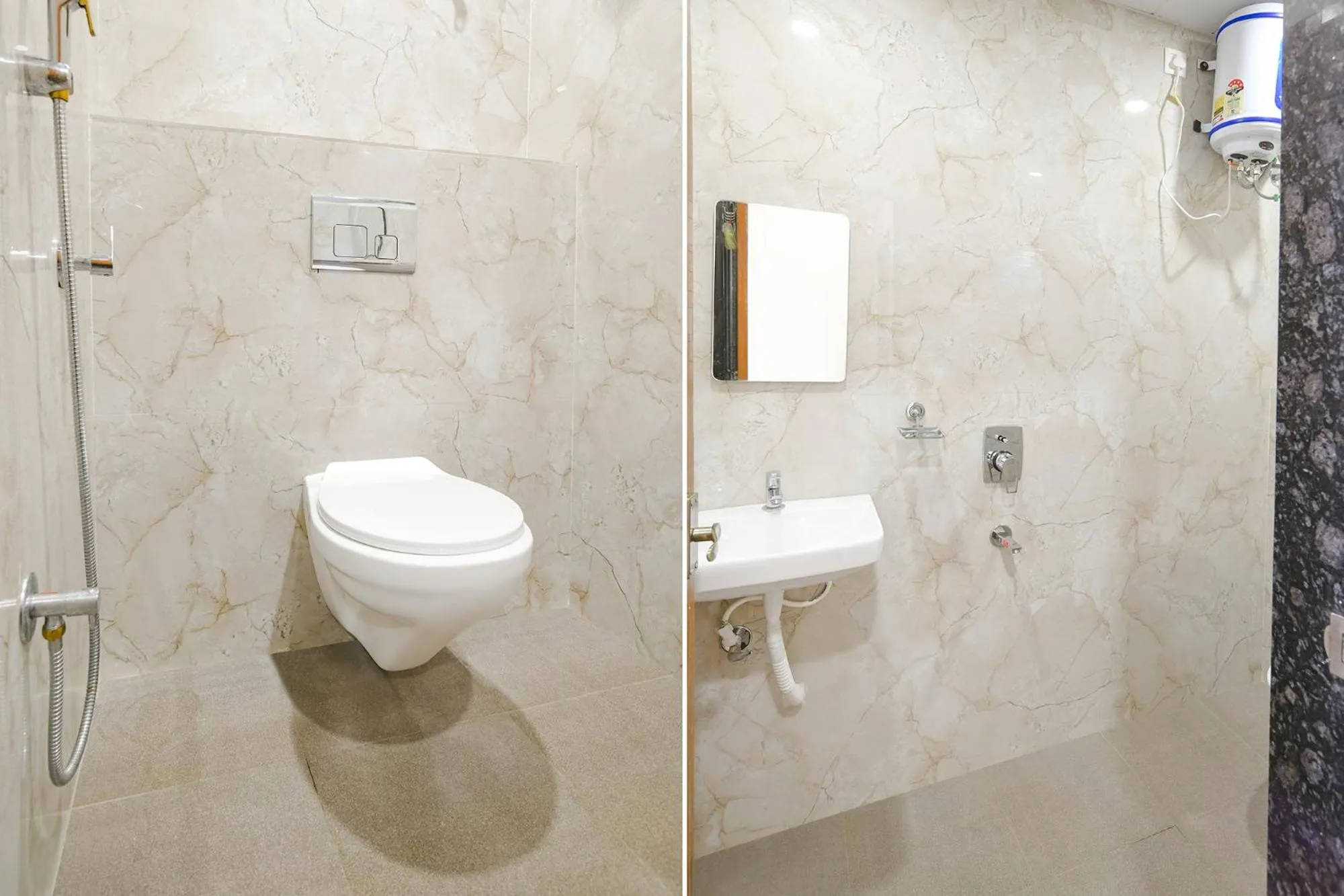 Bathroom in FabHotel Atharv