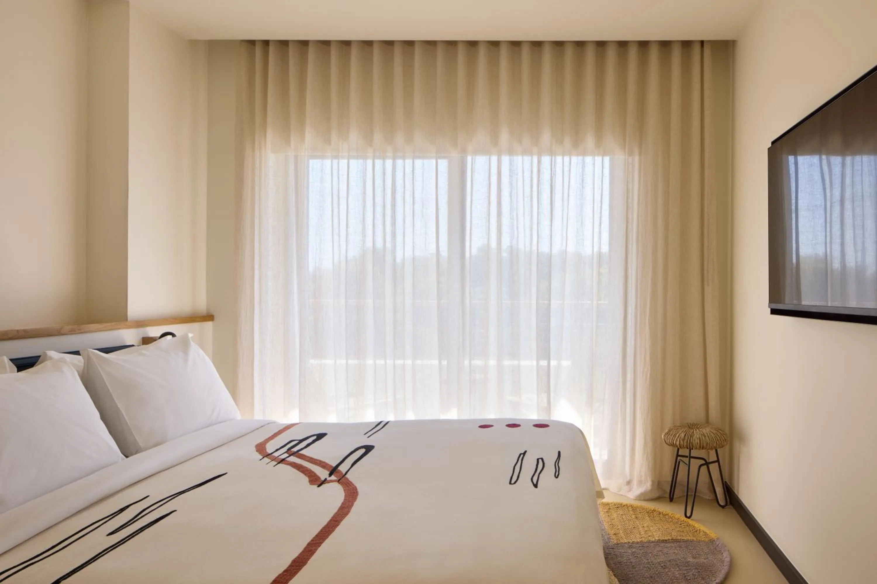 Bed in Ace Hotel & Swim Club Athens