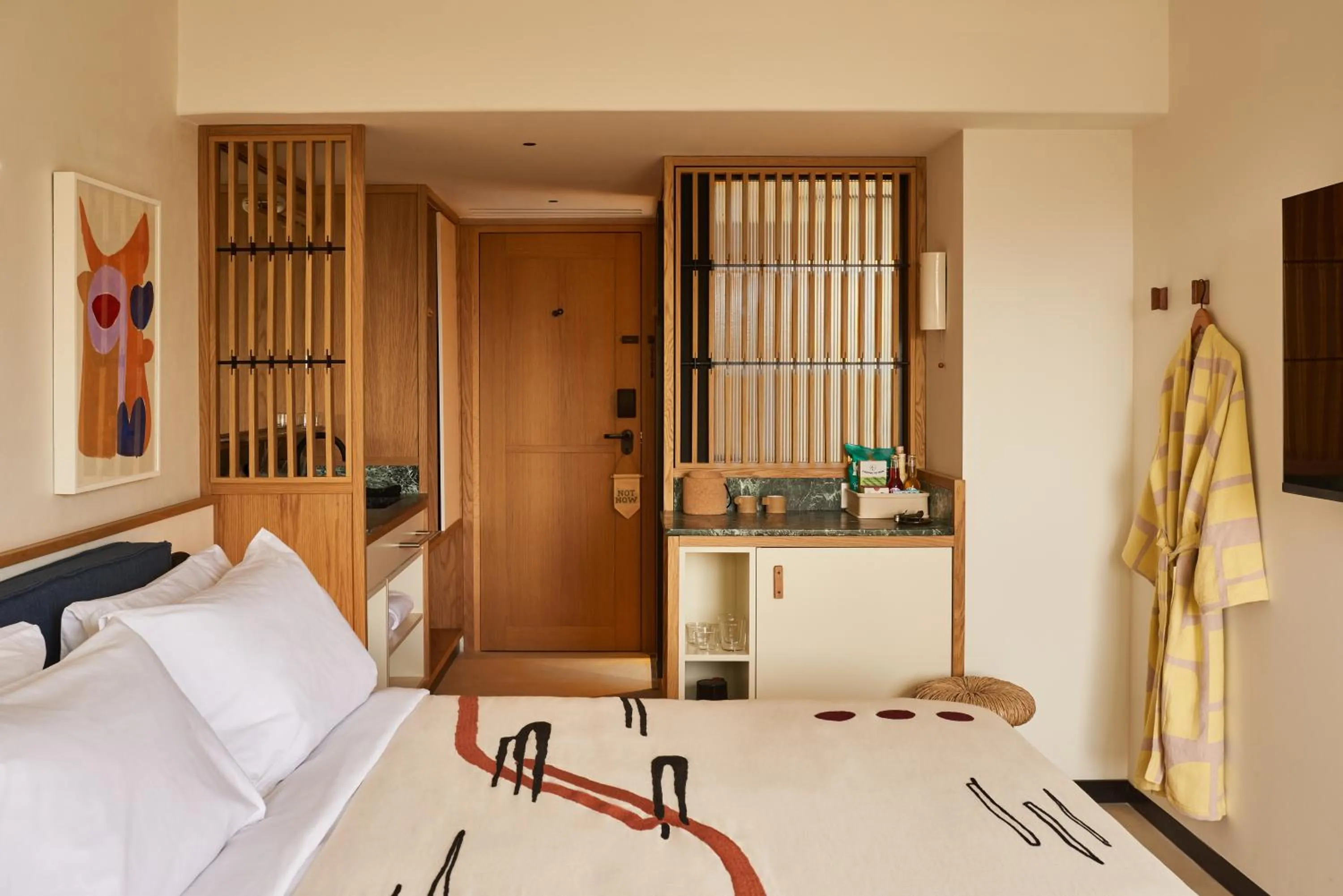 Bed in Ace Hotel & Swim Club Athens