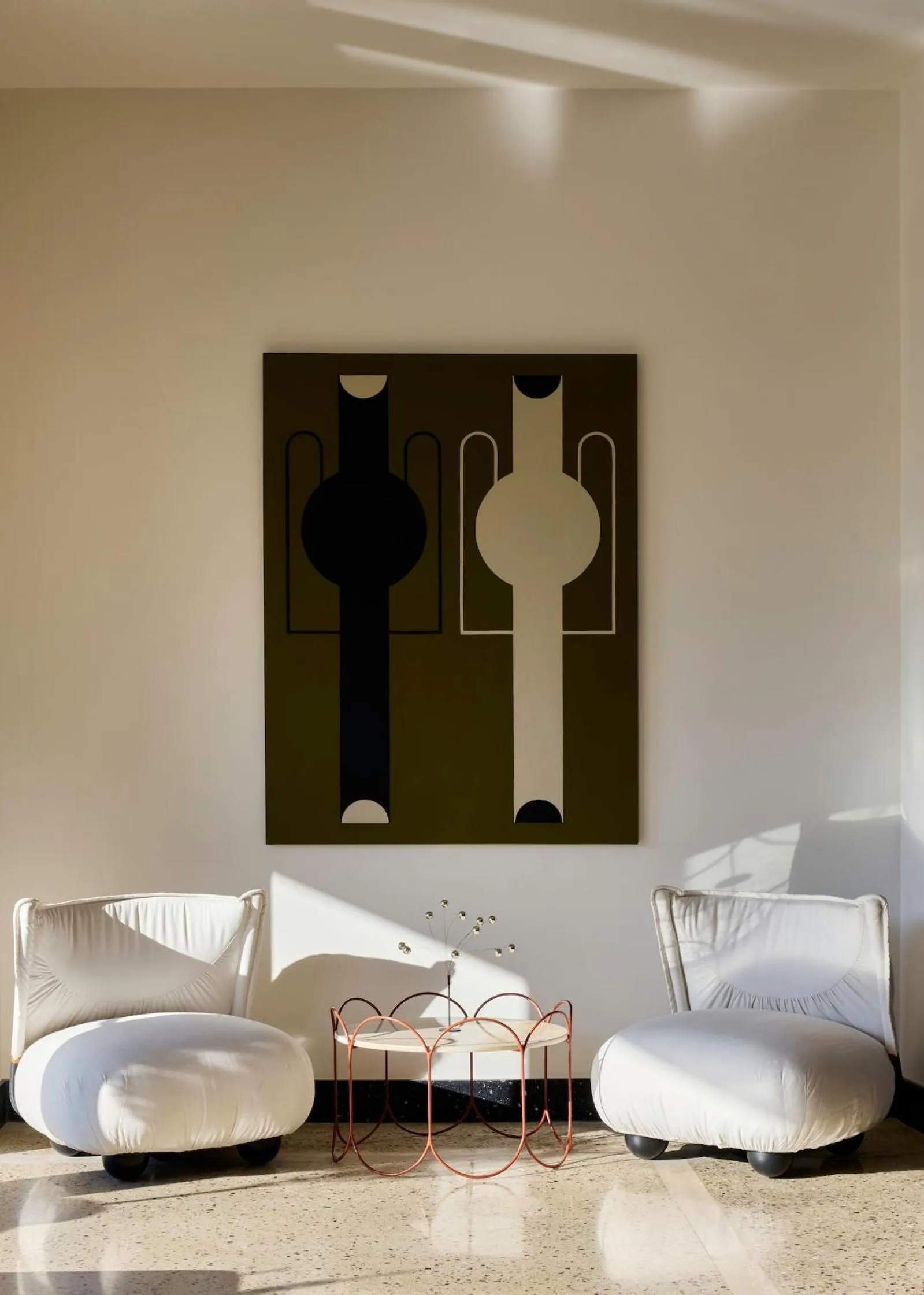 Communal lounge/ TV room in Ace Hotel & Swim Club Athens