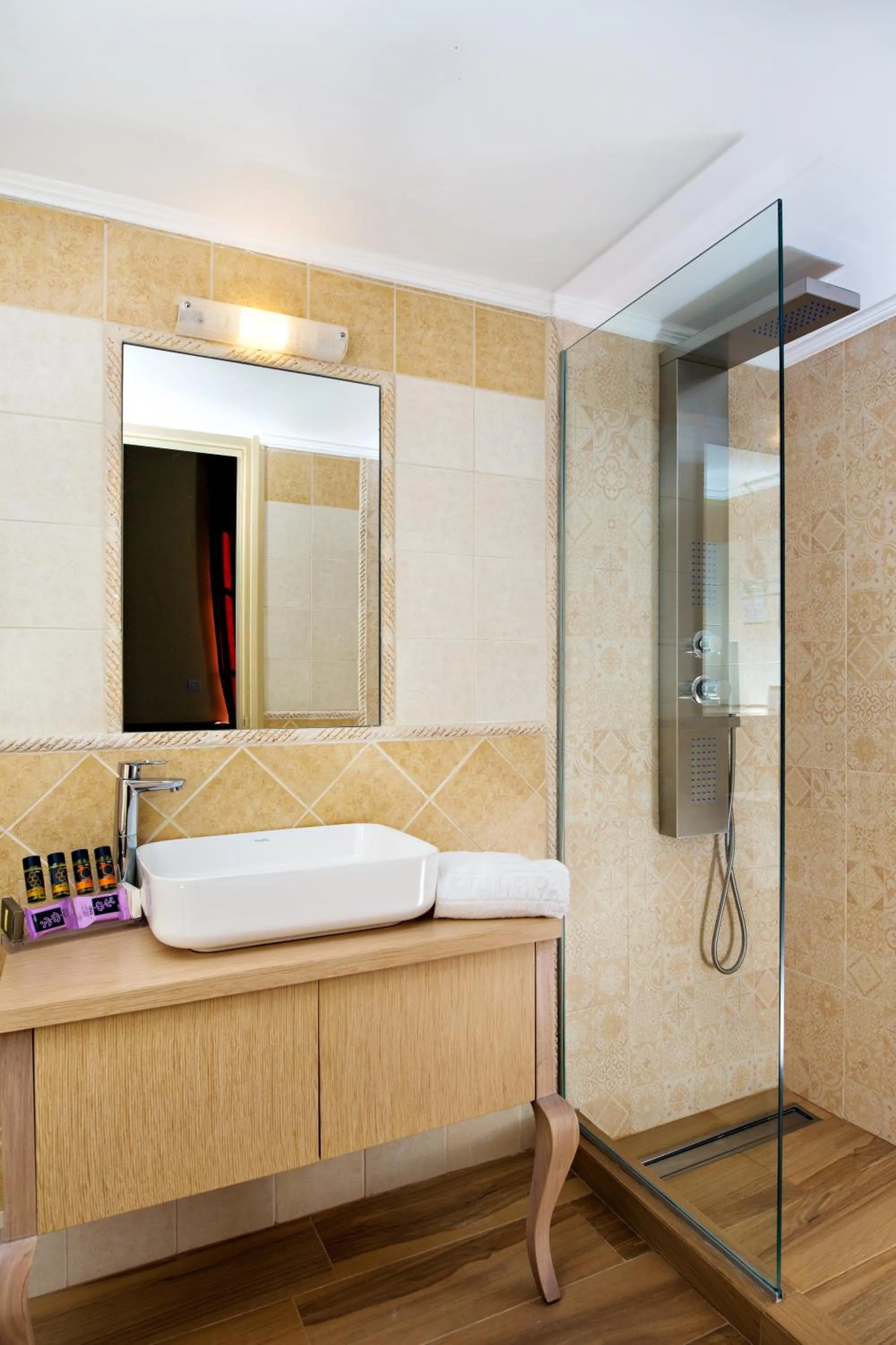 Bathroom in Halepa Hotel