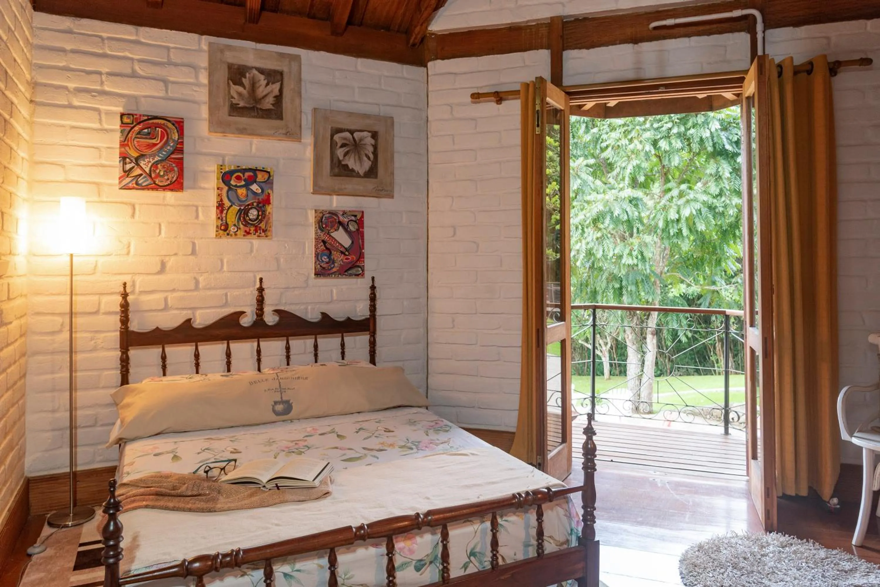 Bed in Pousada Terra Crua