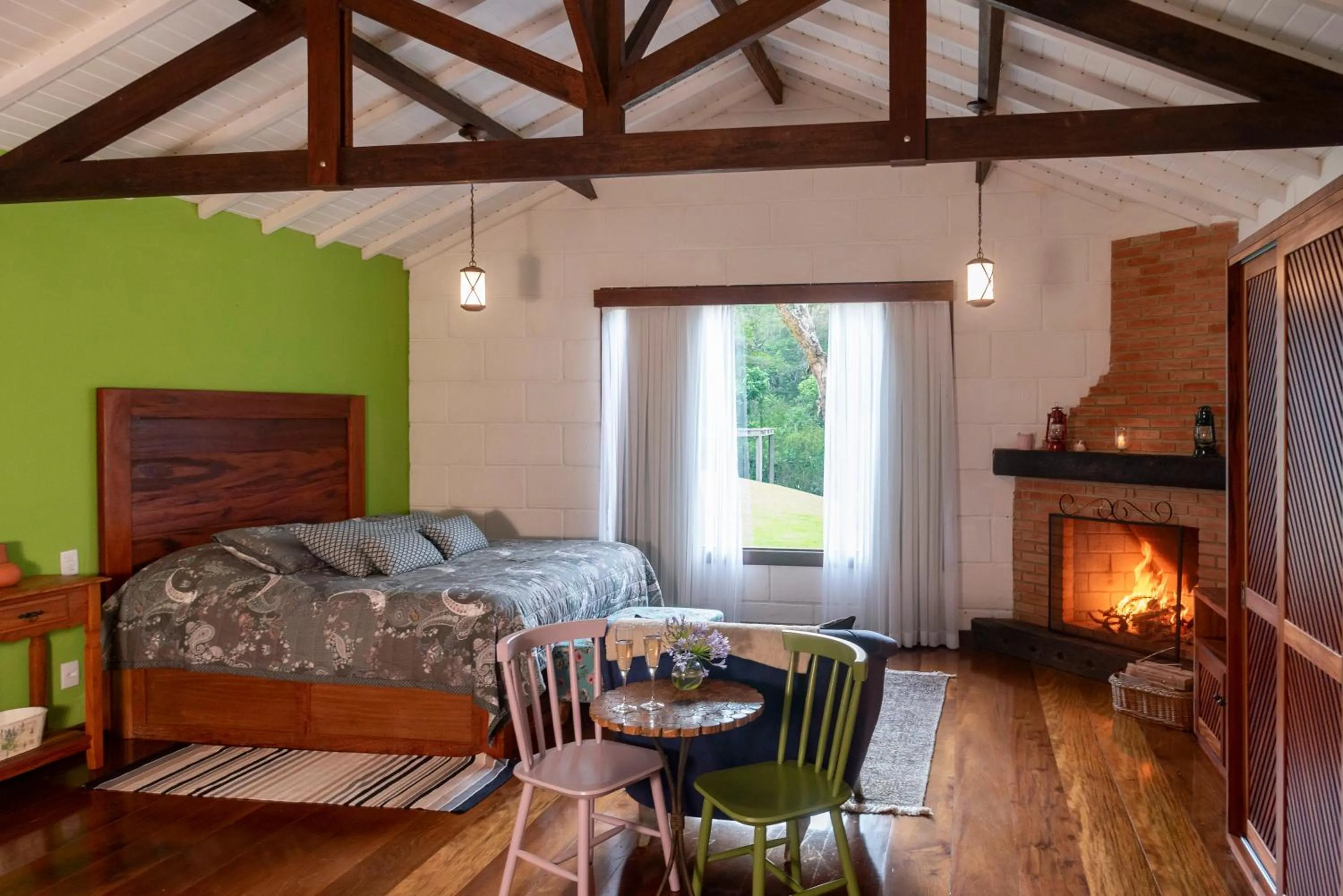 Bed in Pousada Terra Crua