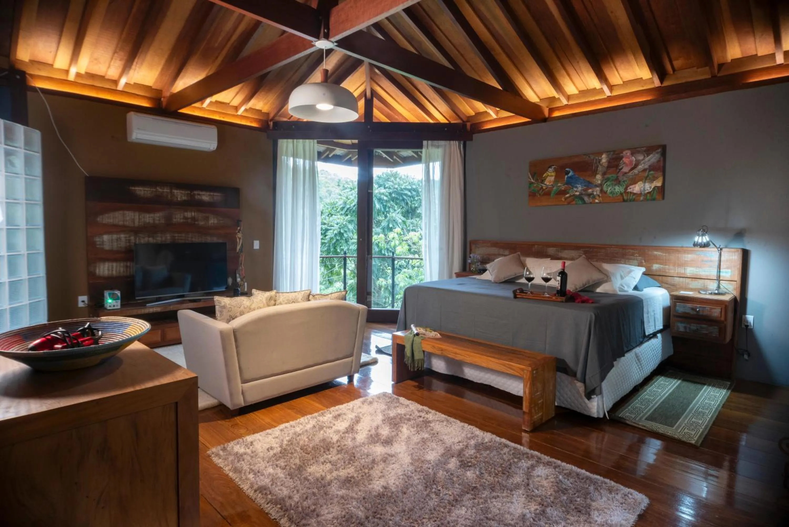 Bed in Pousada Terra Crua