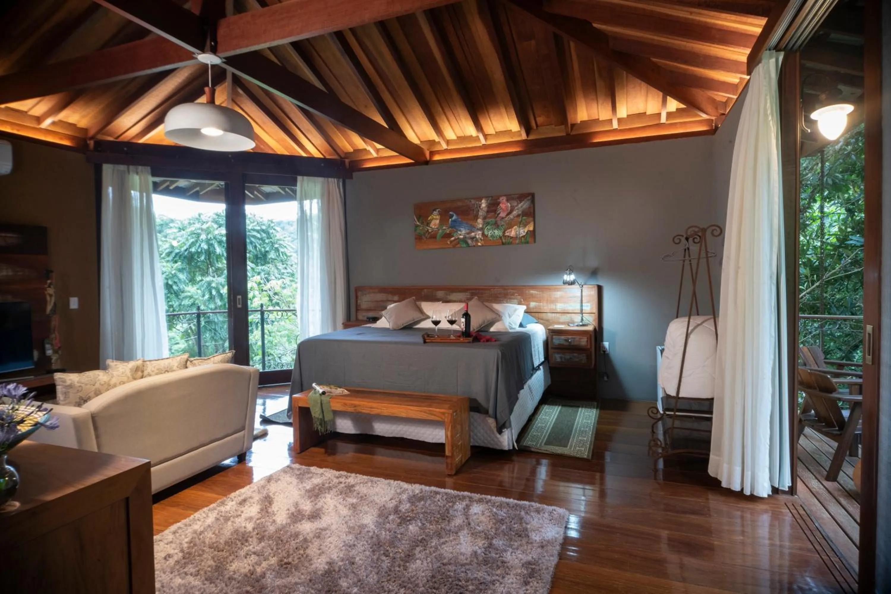 Bed in Pousada Terra Crua