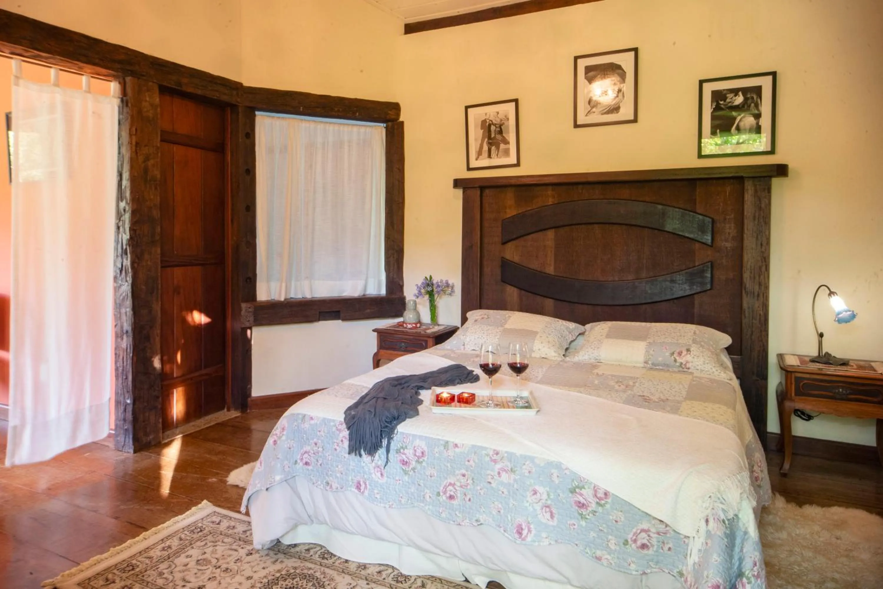 Bed in Pousada Terra Crua