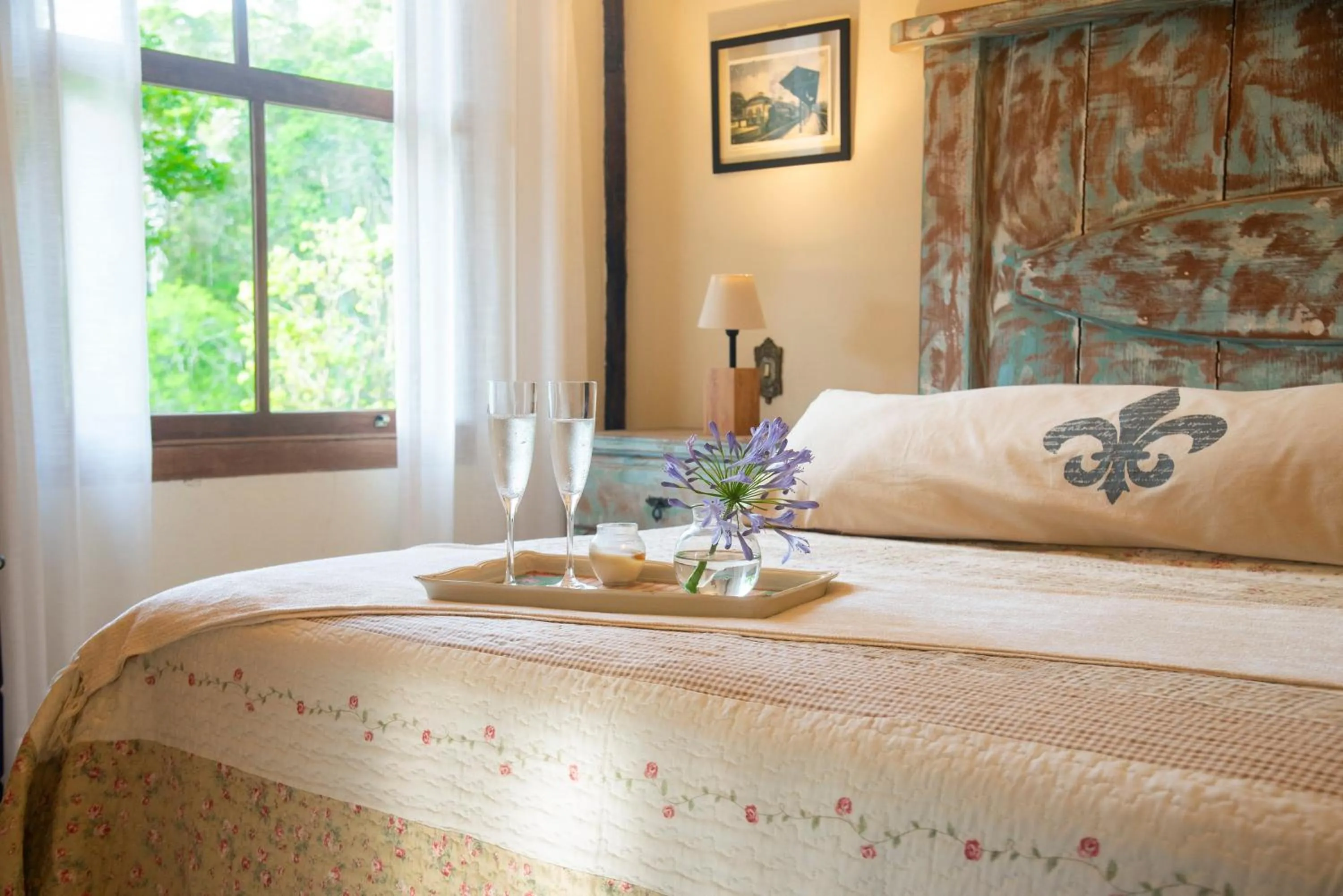 Bed in Pousada Terra Crua