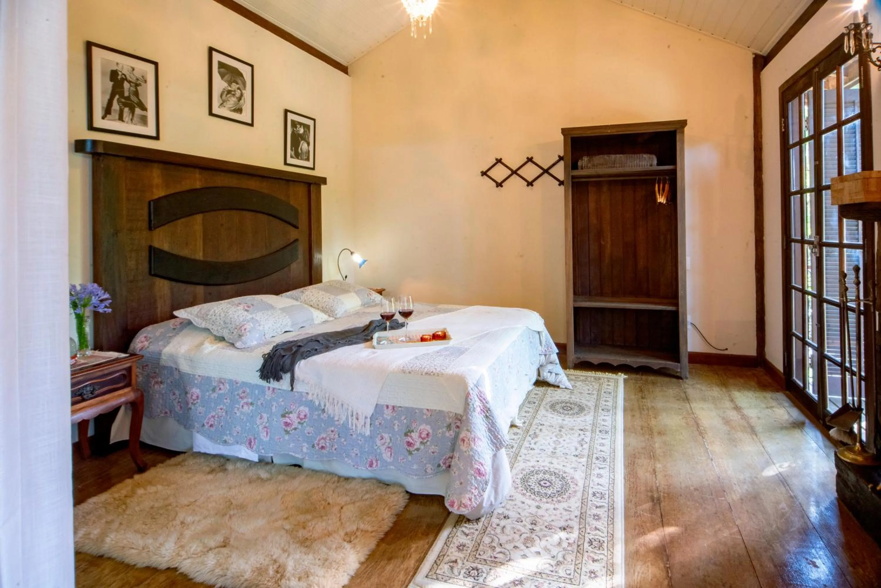 Bed in Pousada Terra Crua