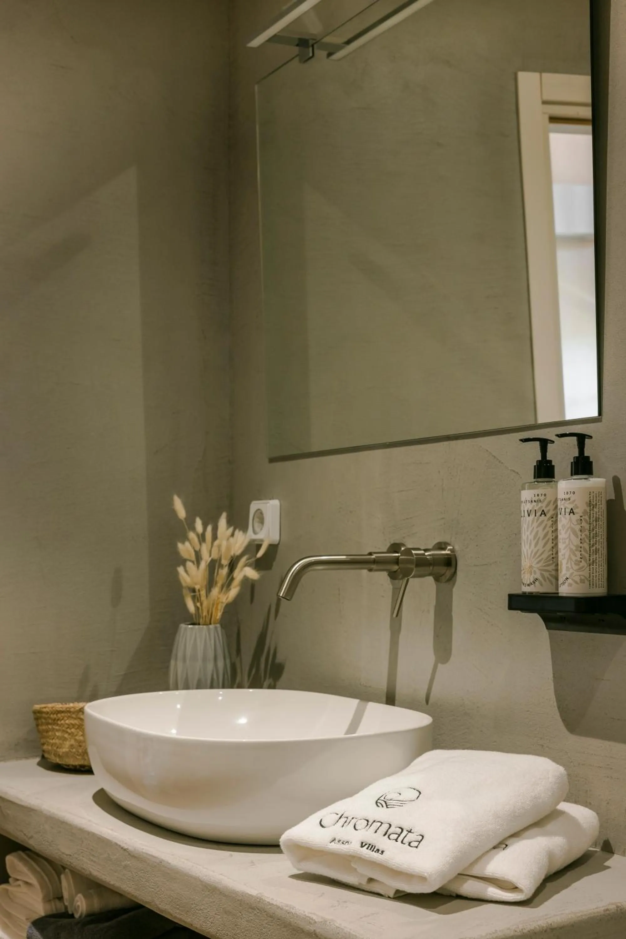 Bathroom in Chromata Assos Villas Kefalonia