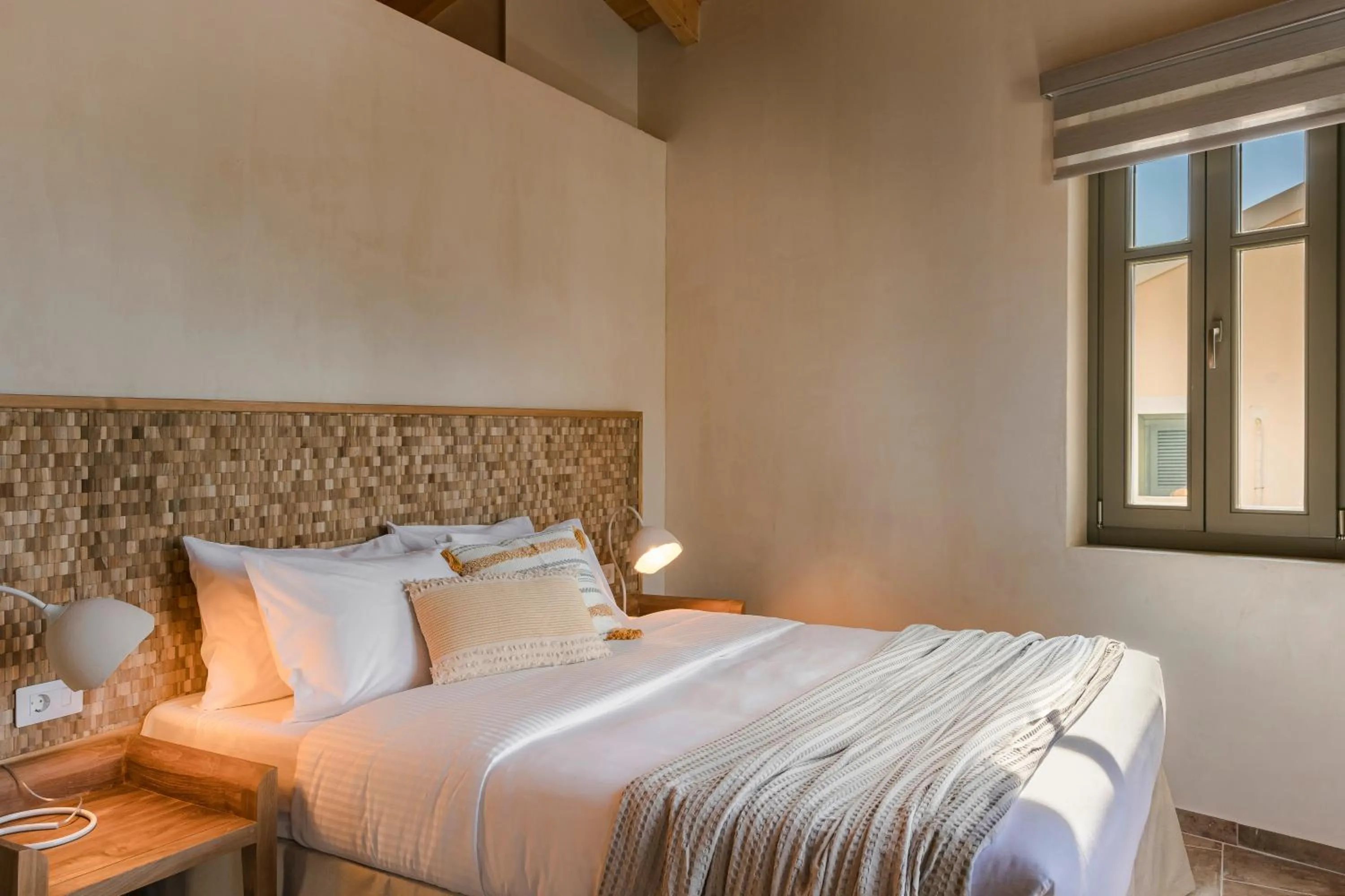 Bed in Chromata Assos Villas Kefalonia