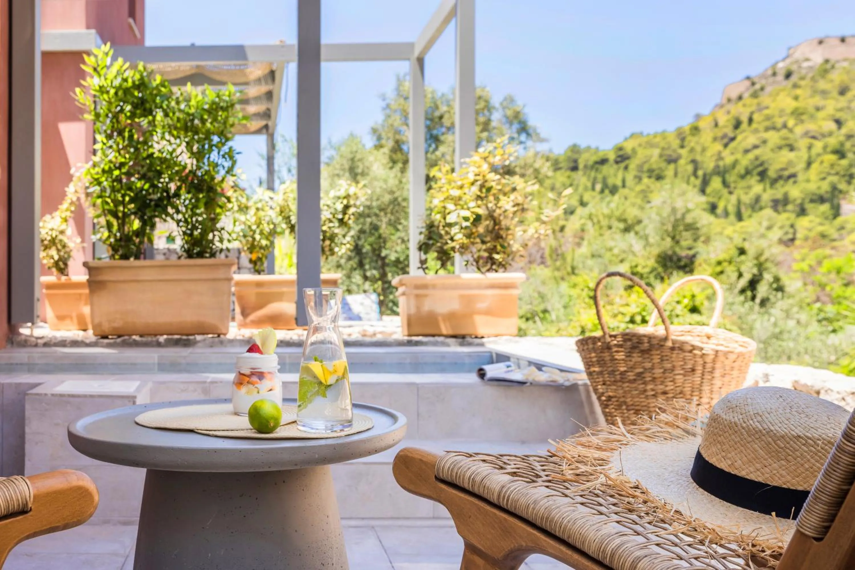 Balcony/Terrace in Chromata Assos Villas Kefalonia