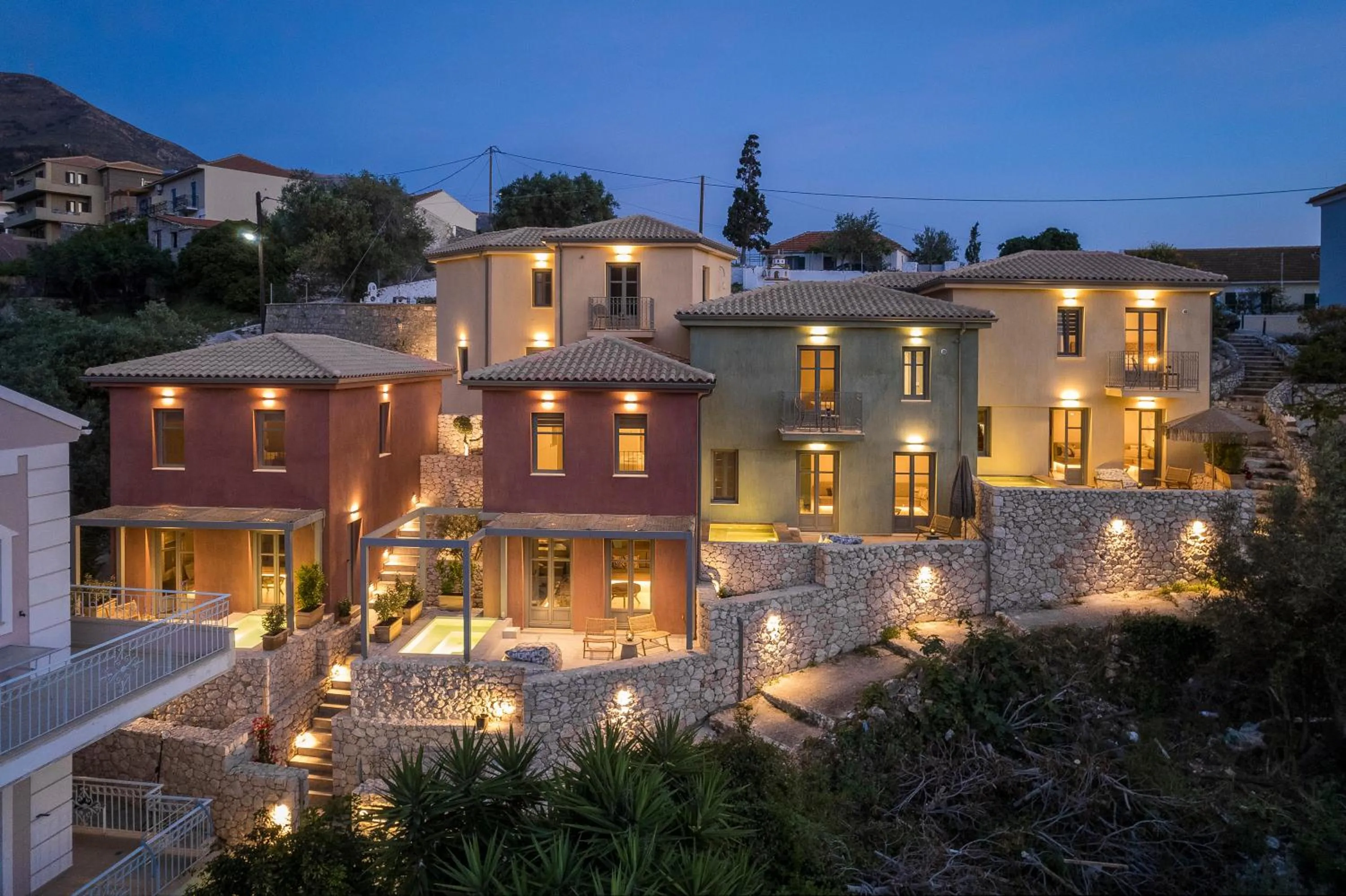 Property building in Chromata Assos Villas Kefalonia