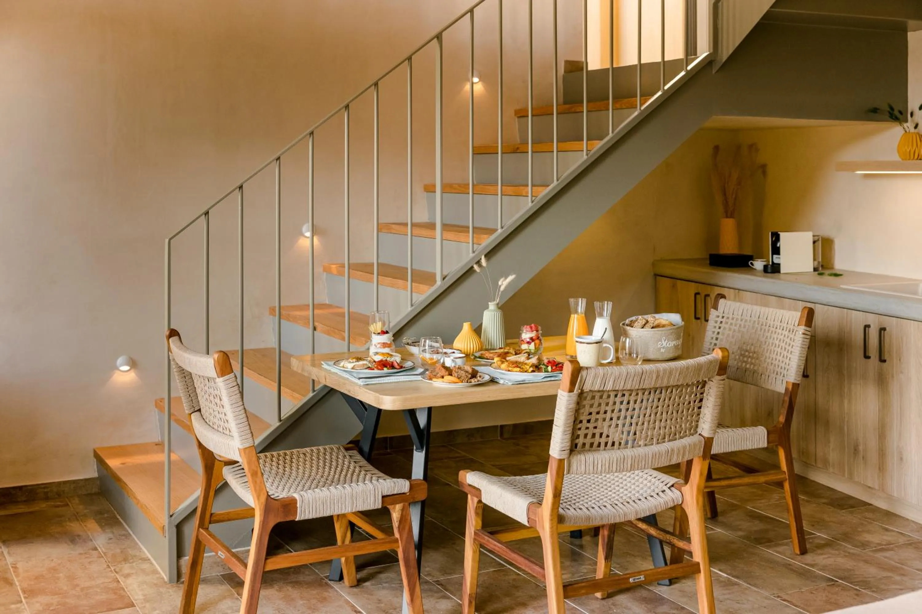 Kitchen or kitchenette in Chromata Assos Villas Kefalonia