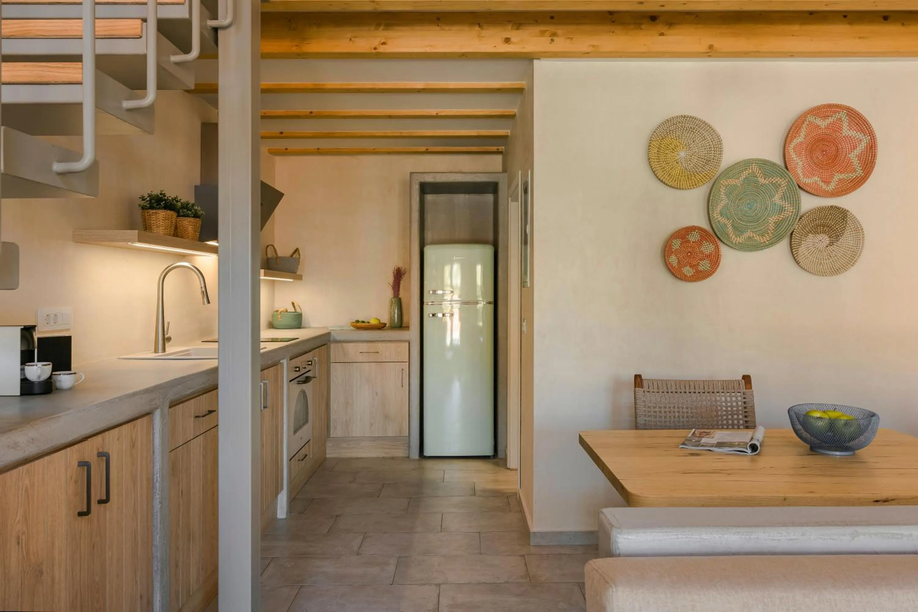 kitchen in Chromata Assos Villas Kefalonia