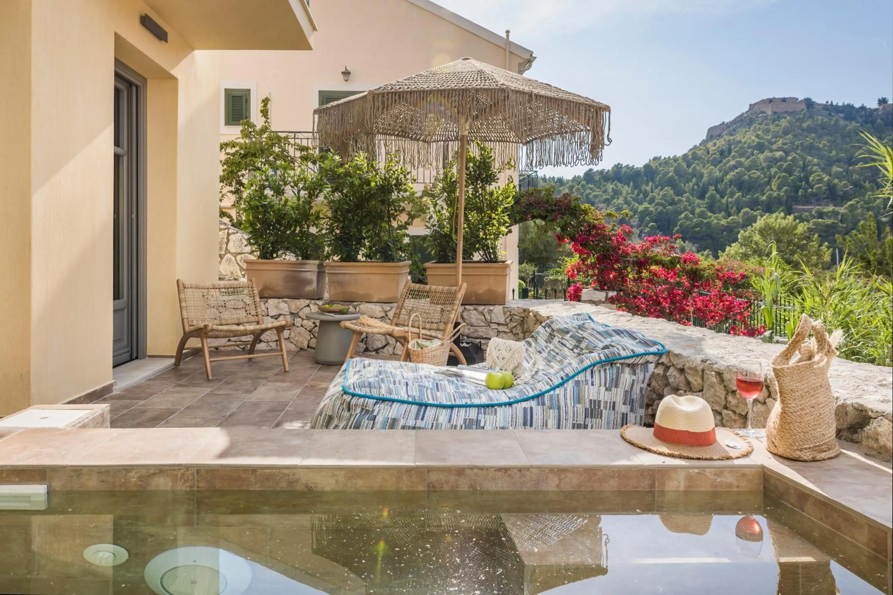 Natural landscape in Chromata Assos Villas Kefalonia