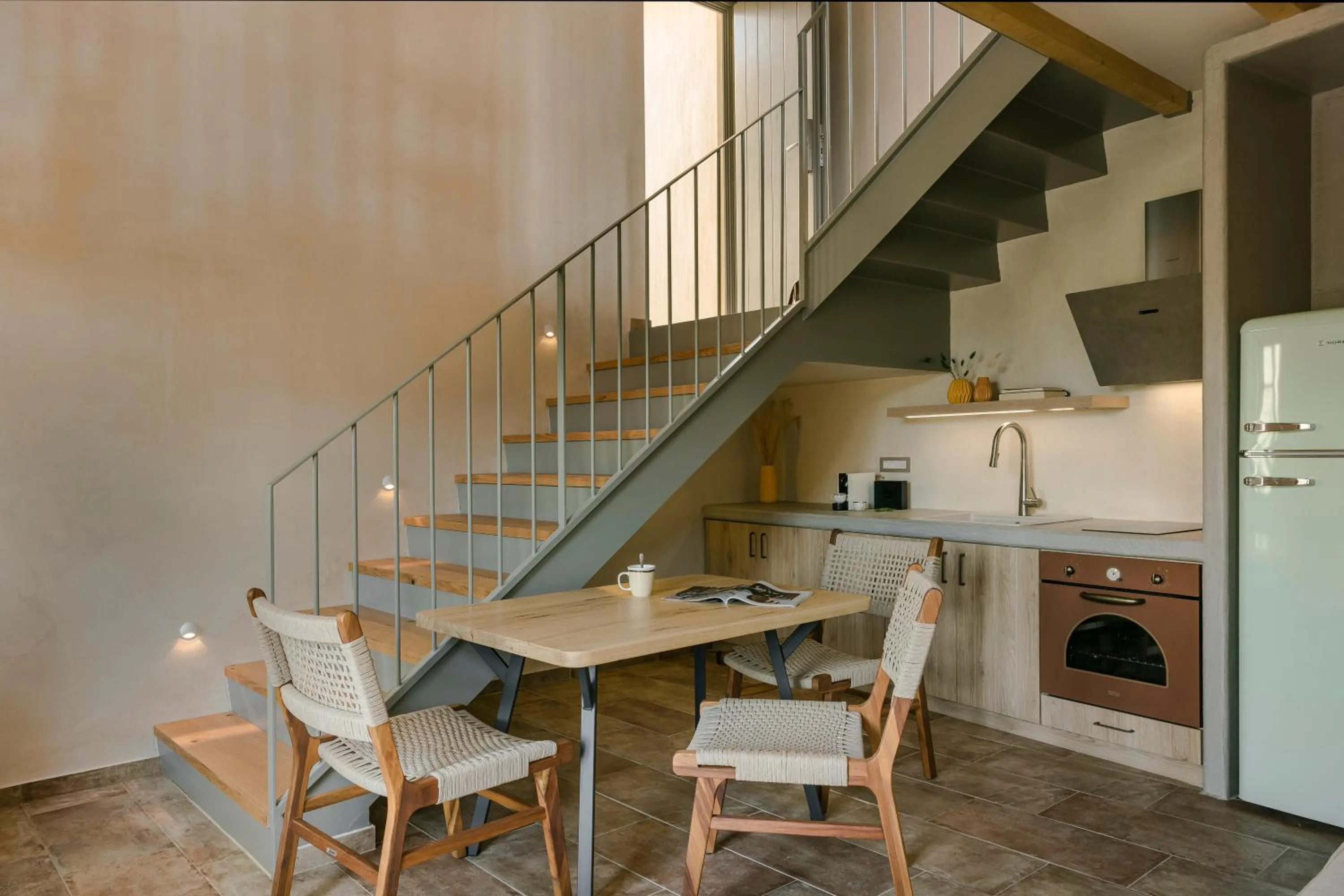 Living room in Chromata Assos Villas Kefalonia