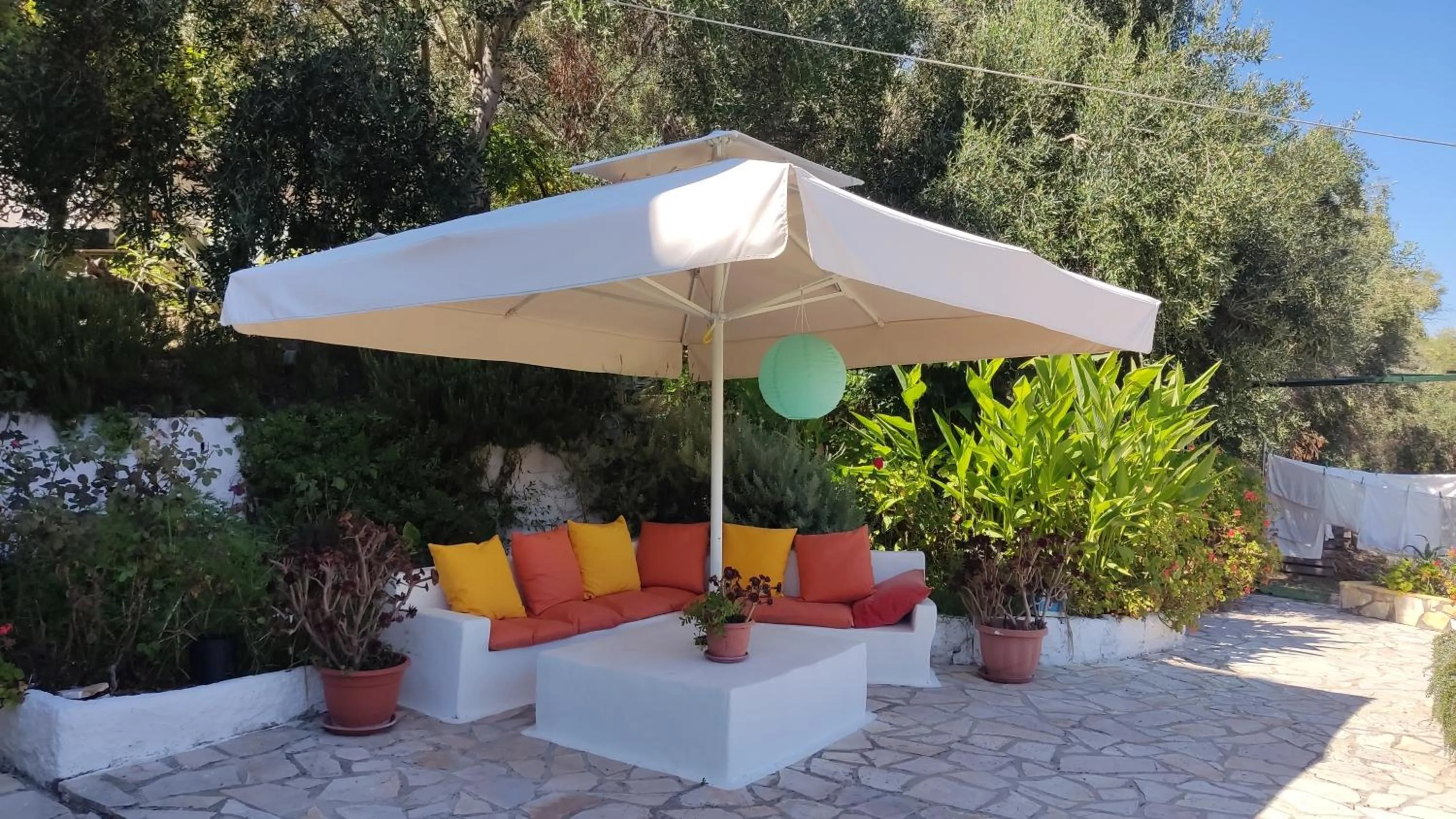 Patio in Hotel Helios Splendid