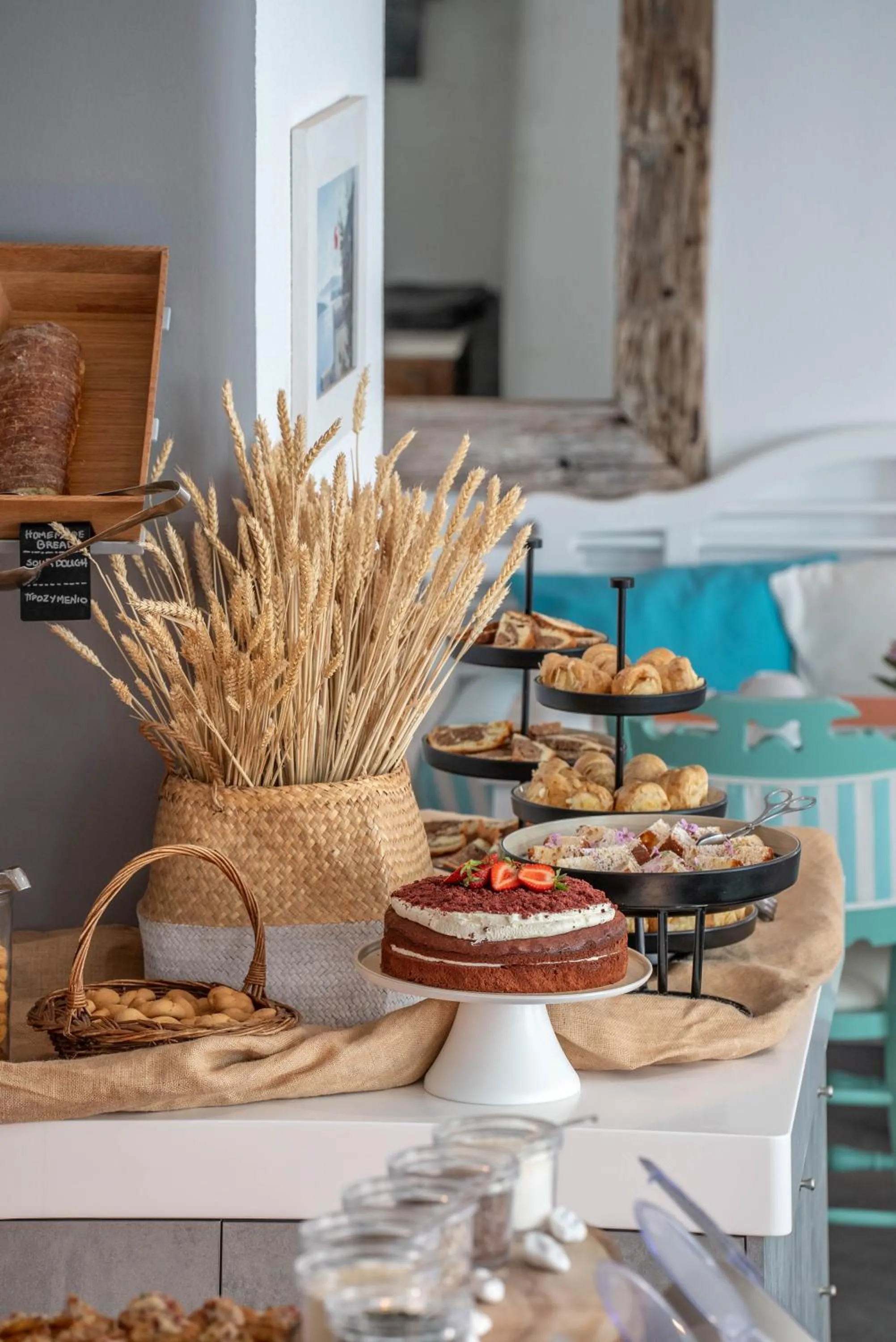 Breakfast in Aressana Spa Hotel & Suites - Small Luxury Hotels of the World