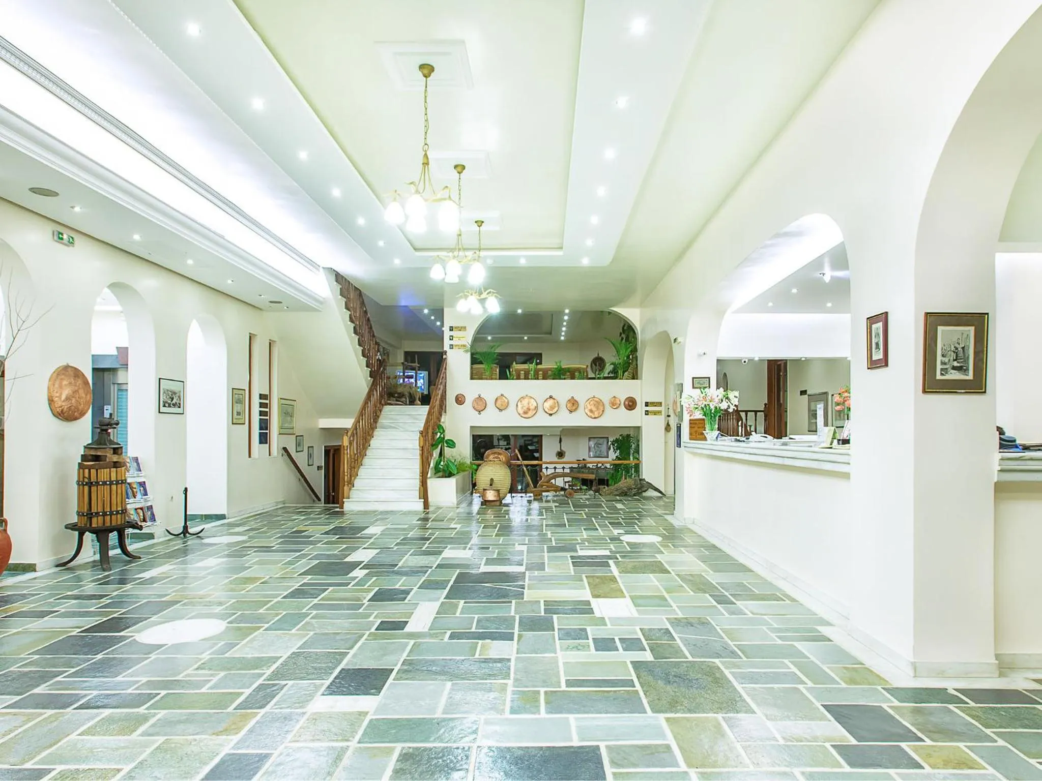 Lobby or reception in Hotel Europa Olympia