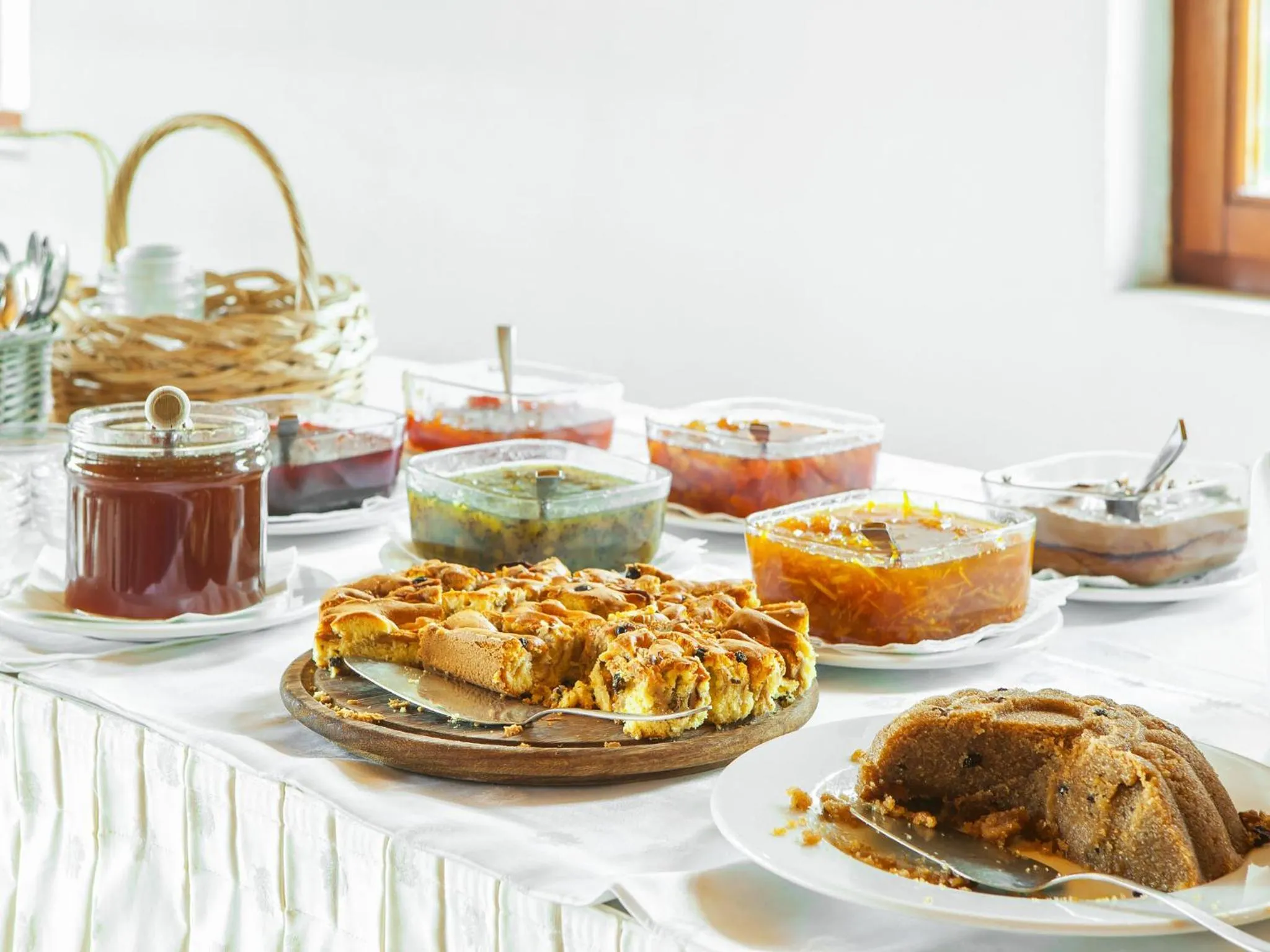 Buffet breakfast in Hotel Europa Olympia