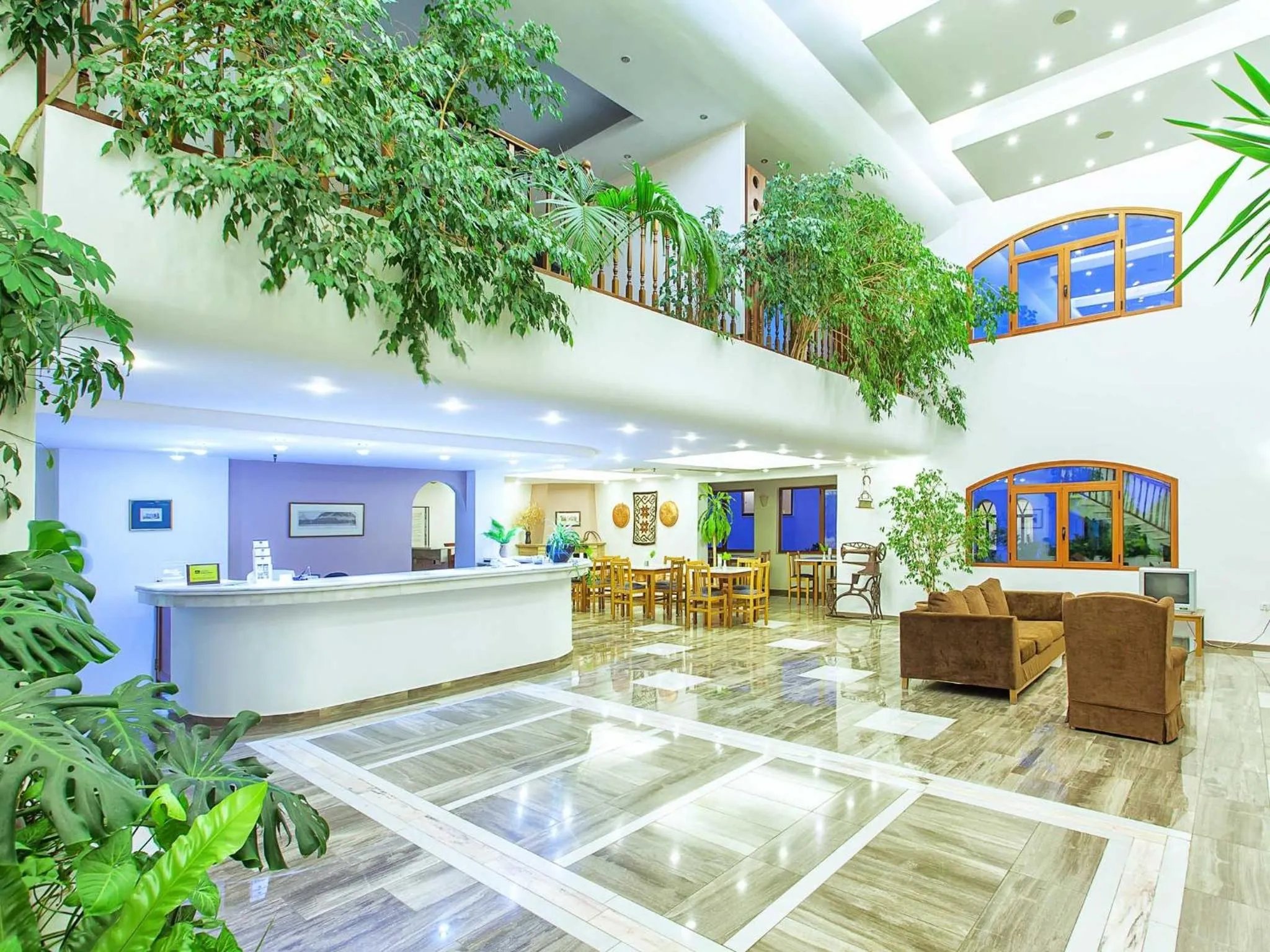 Lobby or reception in Hotel Europa Olympia