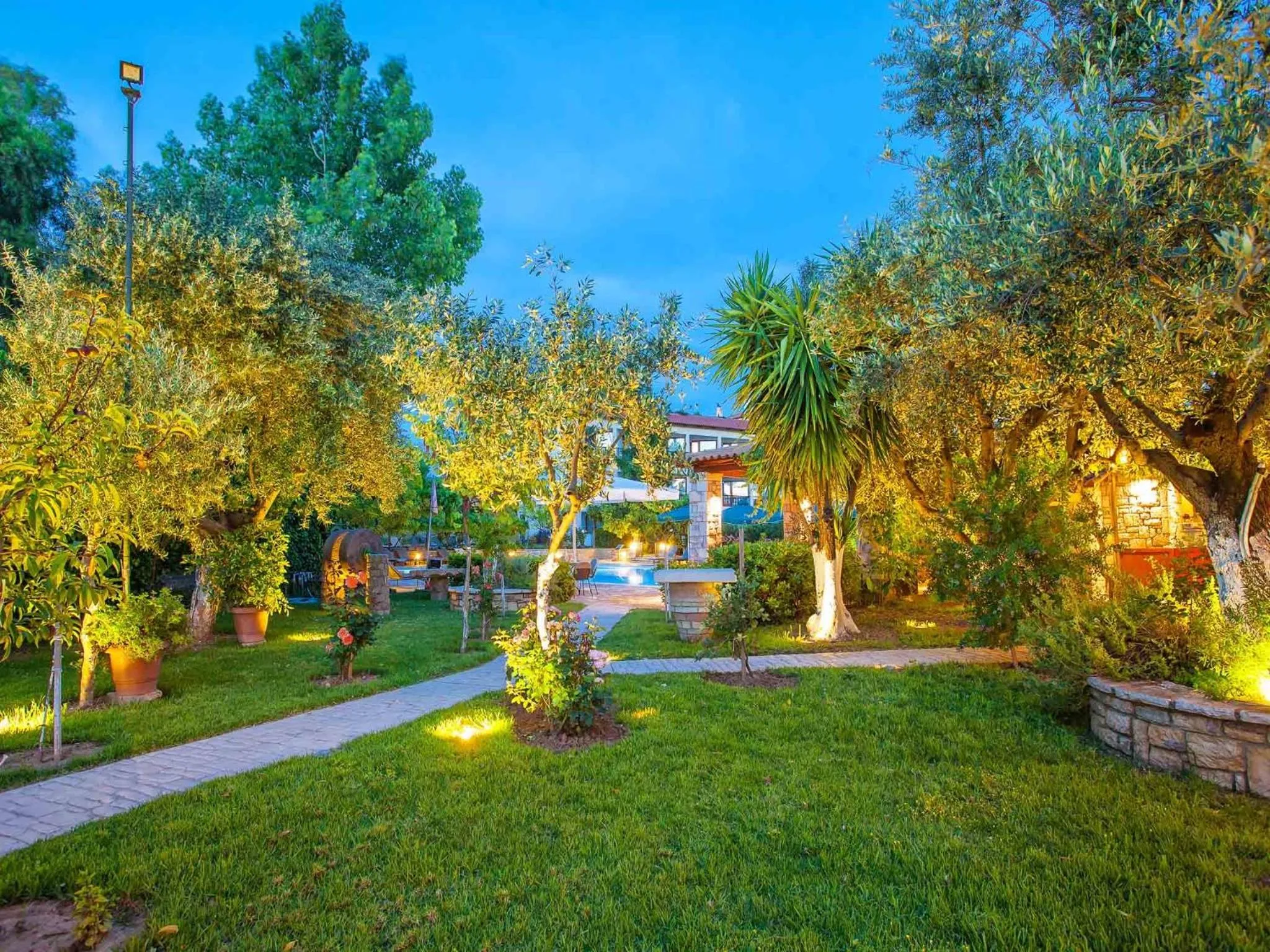 Garden in Hotel Europa Olympia