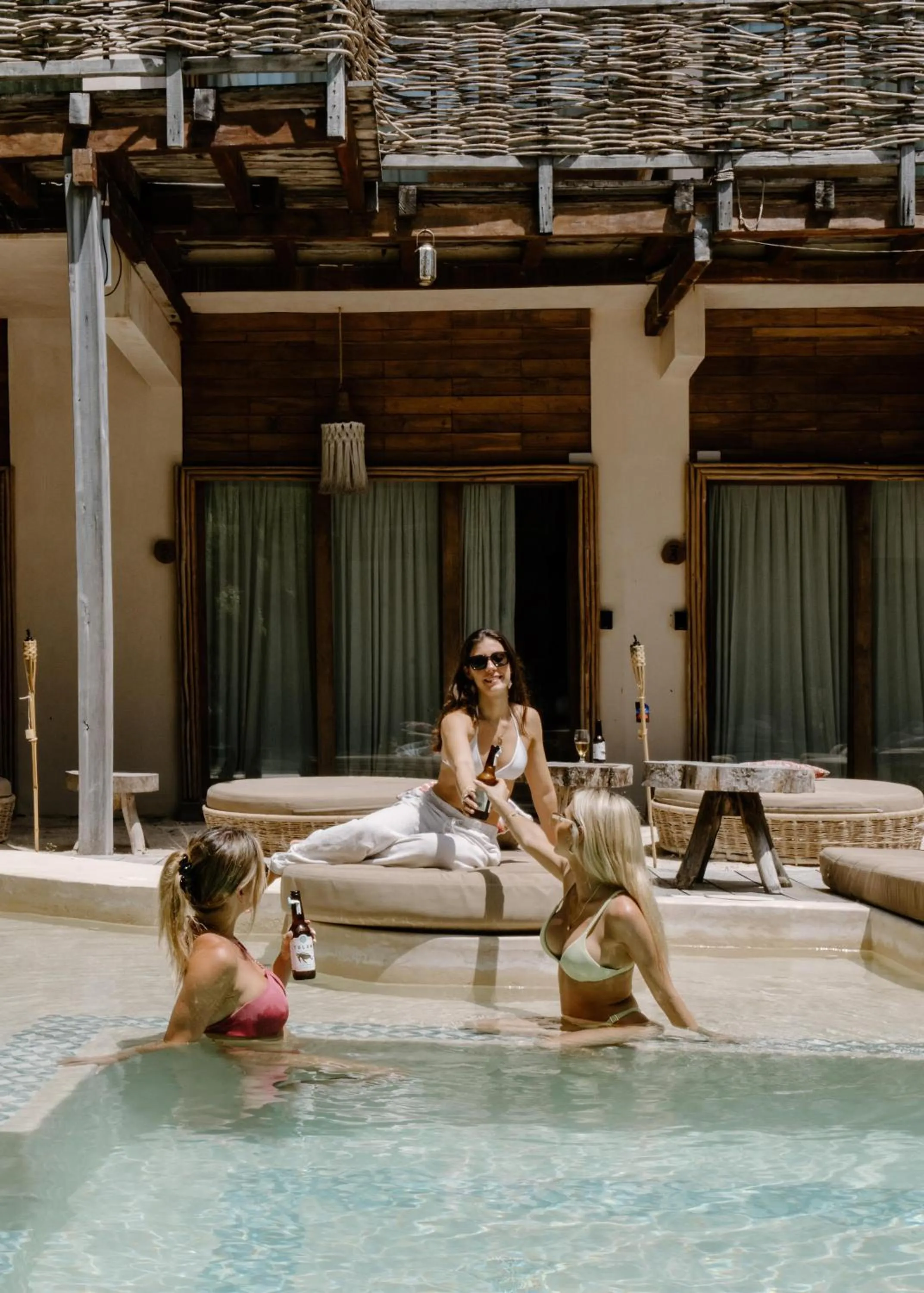 Swimming pool in CervecerIa Tulum Boutique Hotel & Beer Spa